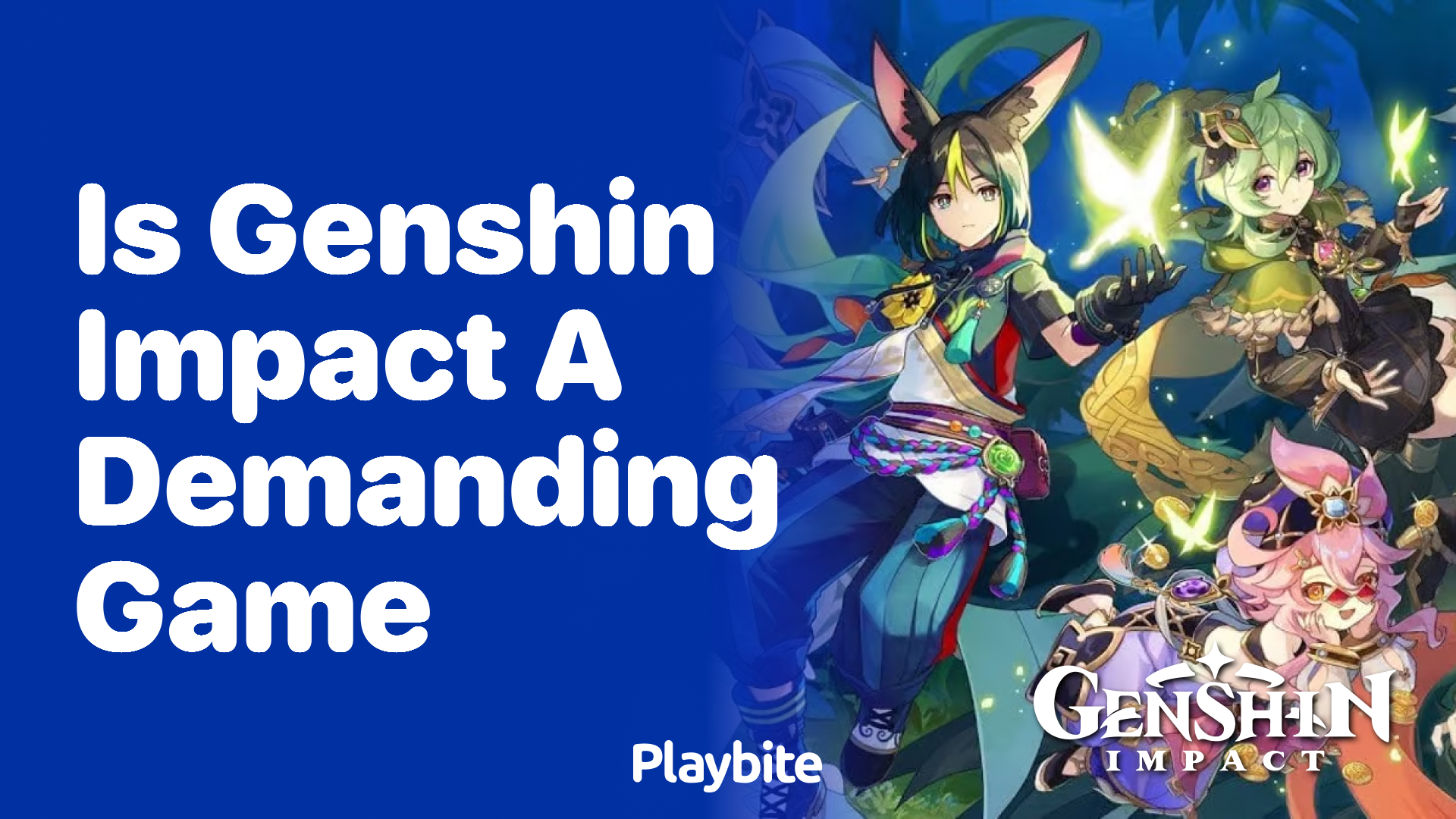 Is Genshin Impact a Demanding Game?