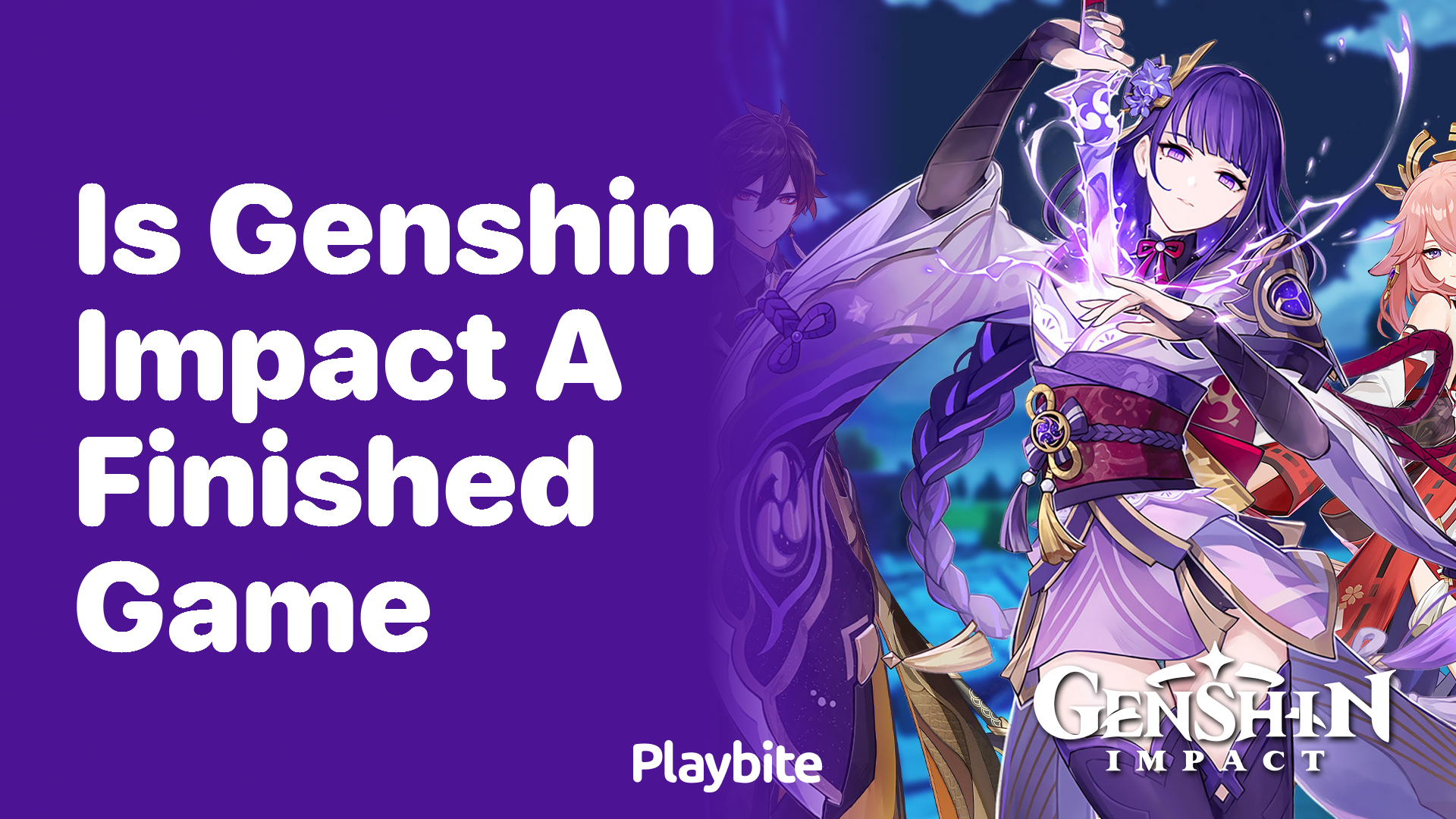 Is Genshin Impact a Finished Game?