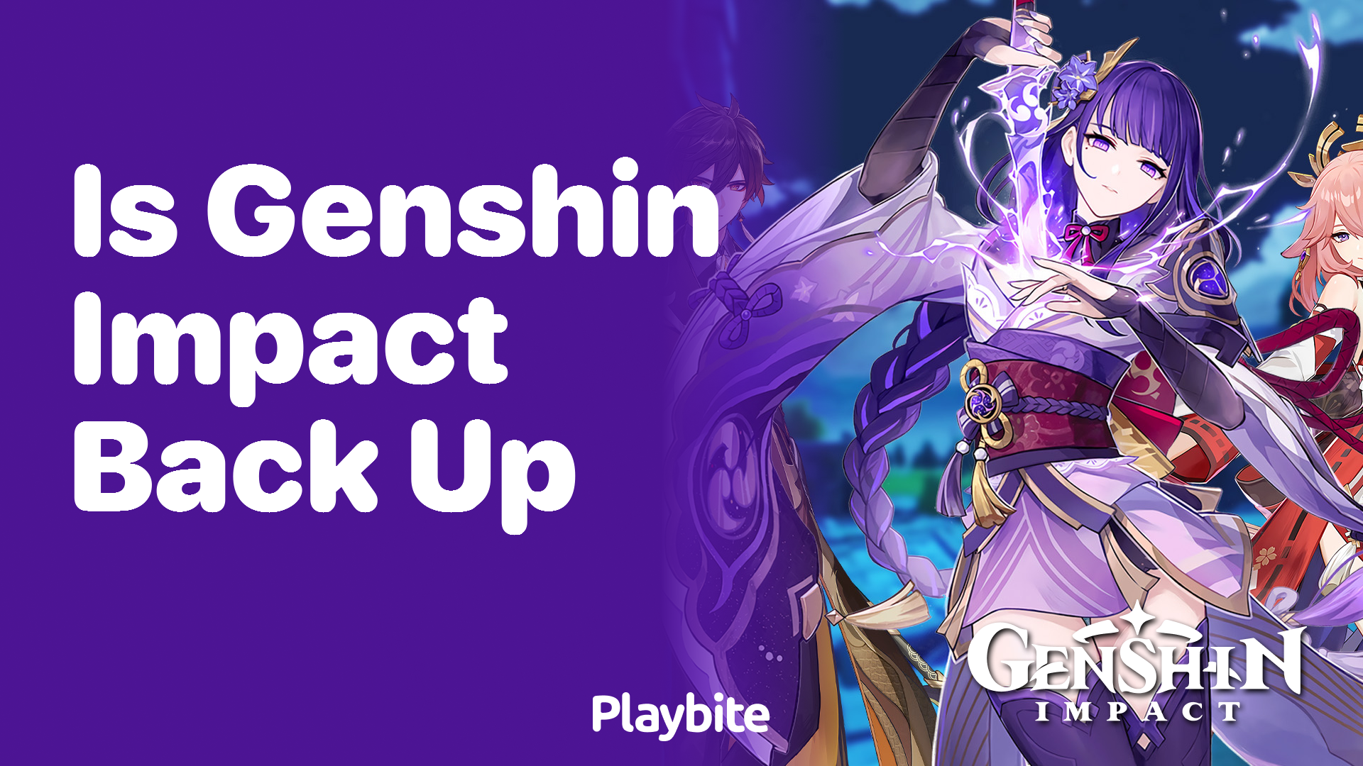 Is Genshin Impact Back Up?