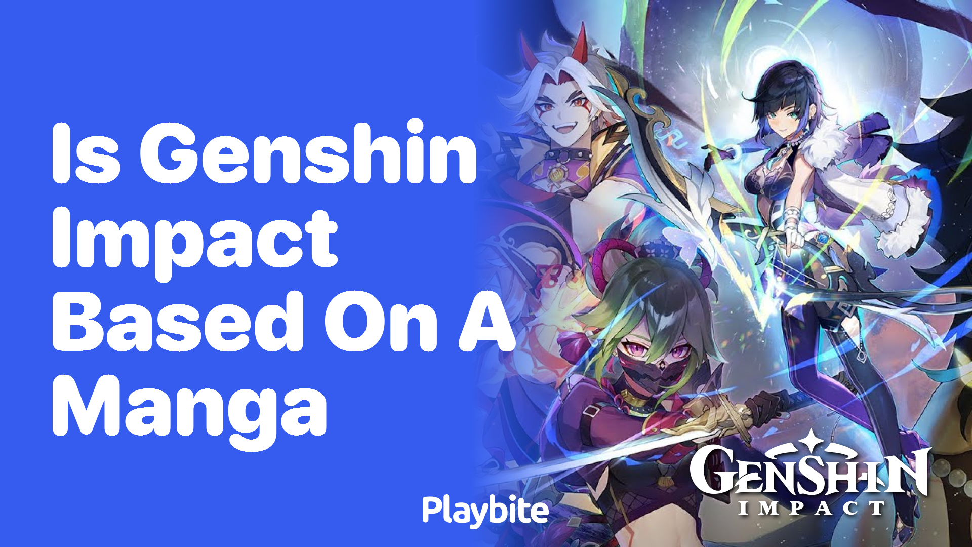 Is Genshin Impact Based on a Manga?