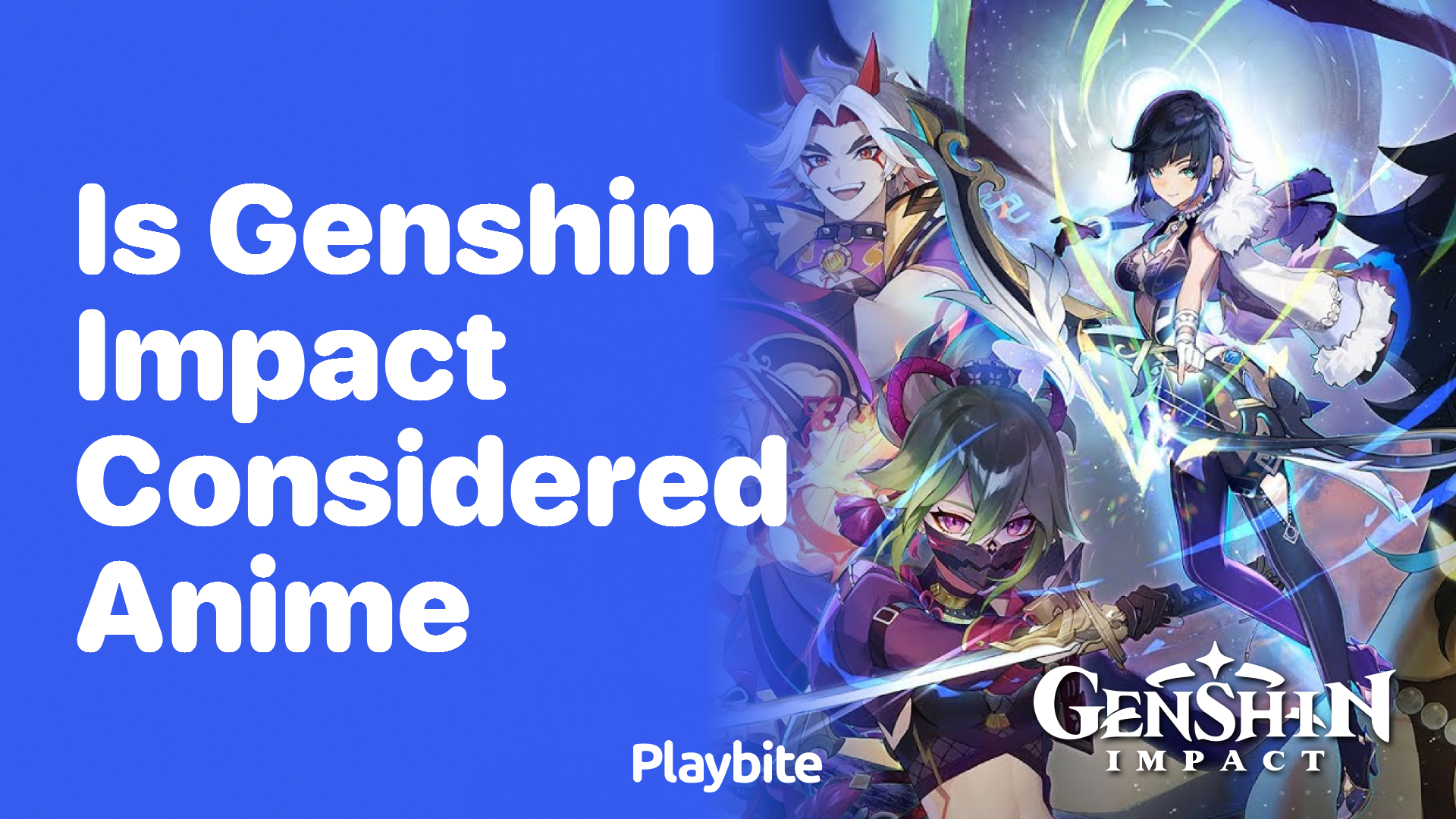 Is Genshin Impact Considered Anime?