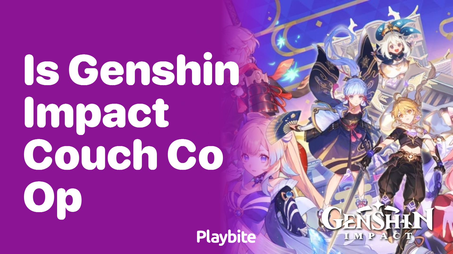 Is Genshin Impact Couch Co-Op? Exploring Multiplayer Options