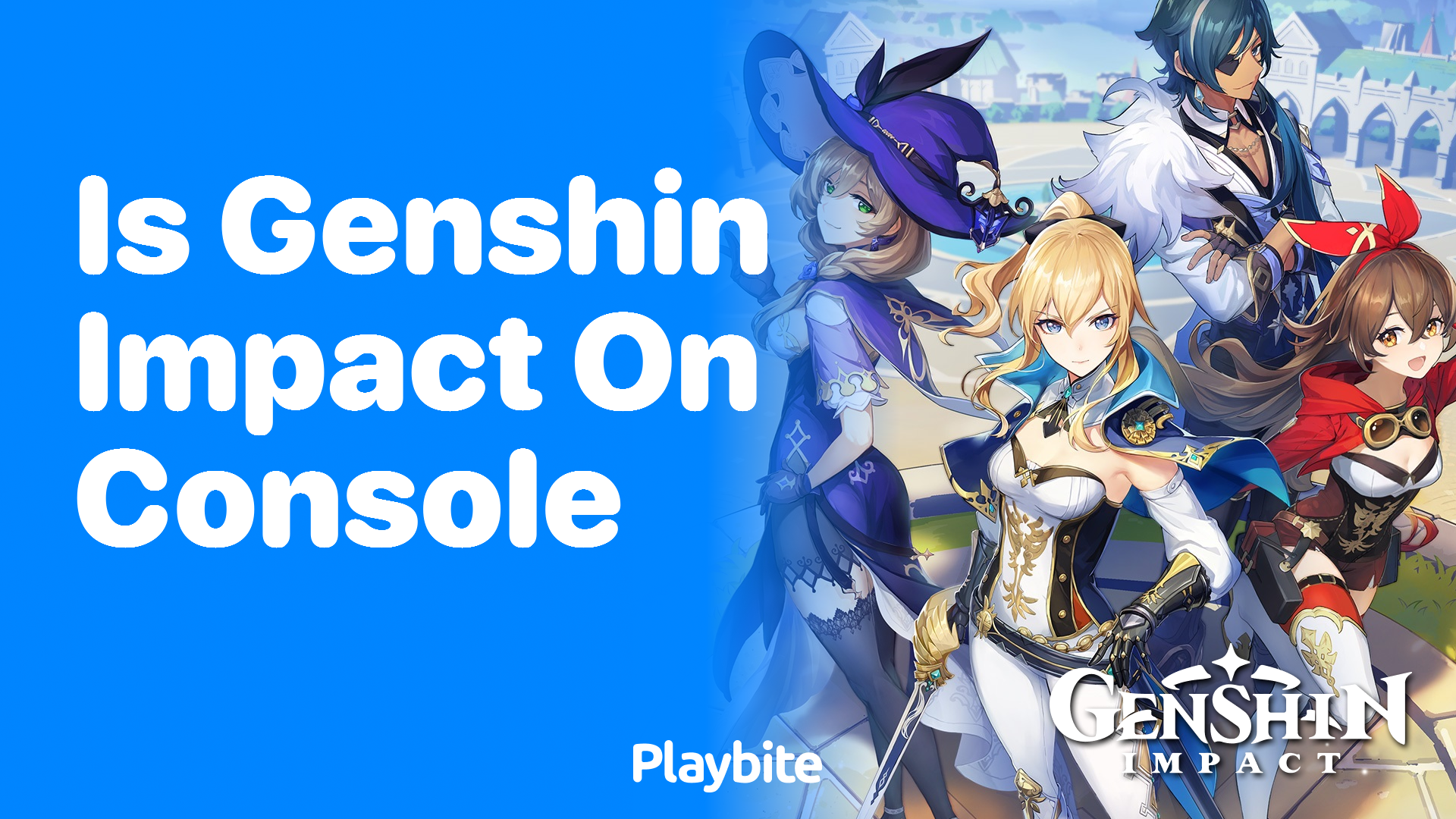 Is Genshin Impact Available on Console?