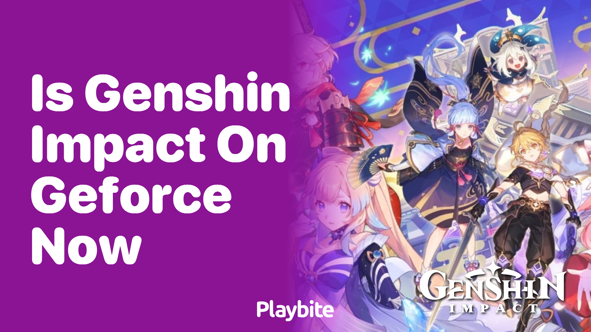 Is Genshin Impact Available on GeForce NOW?