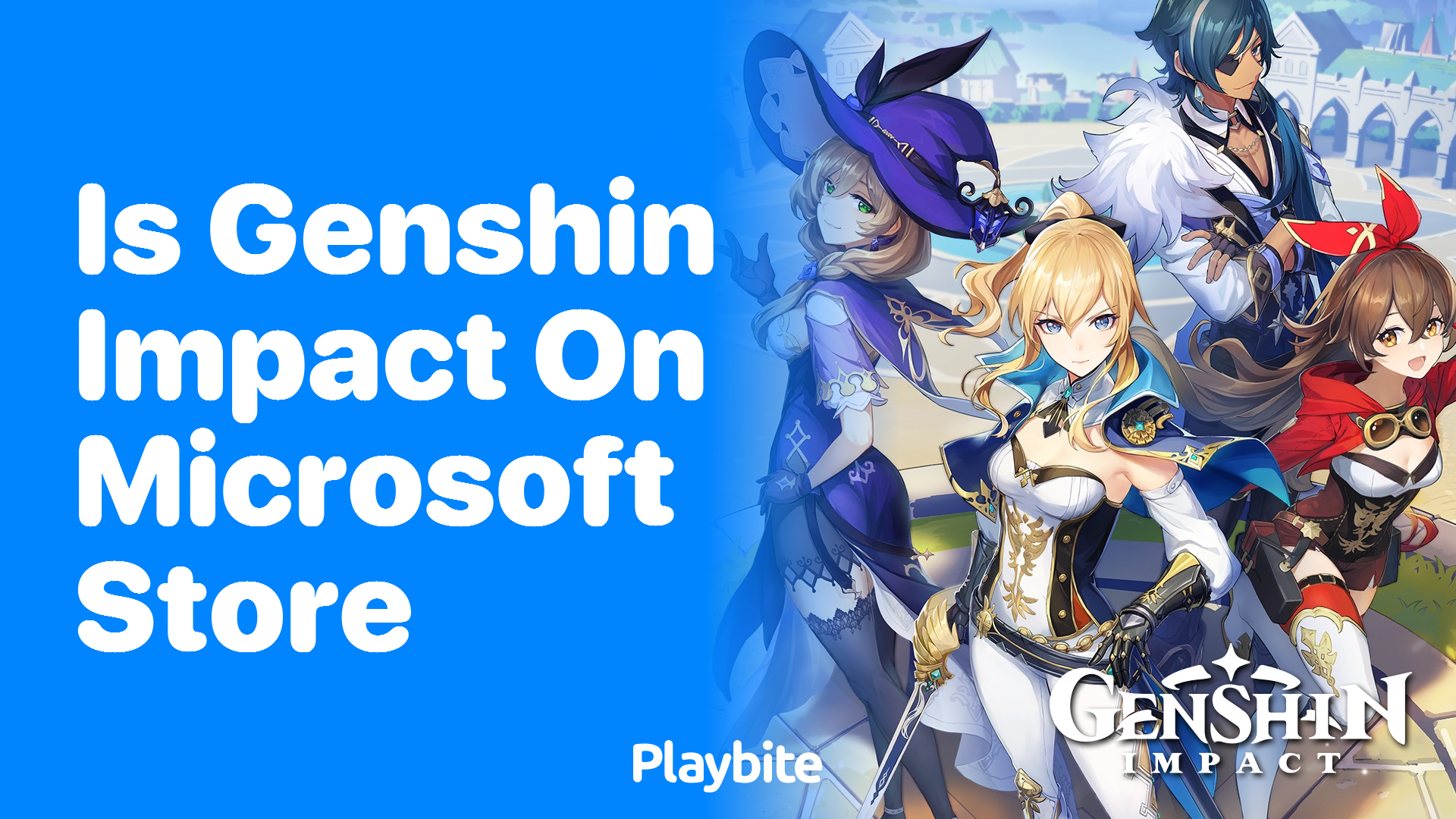 Is Genshin Impact Available on the Microsoft Store?