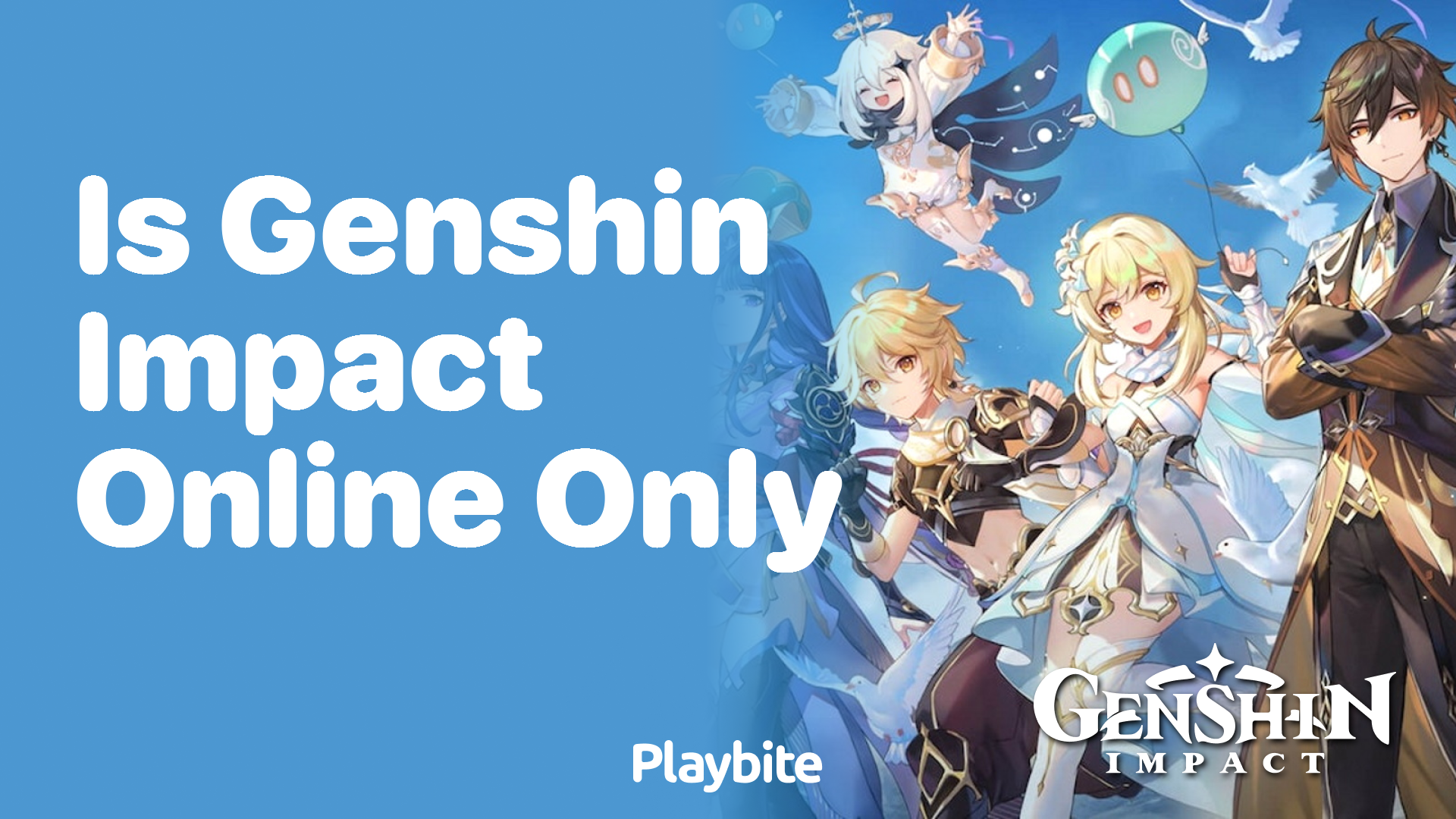 Is Genshin Impact an Online-Only Game?