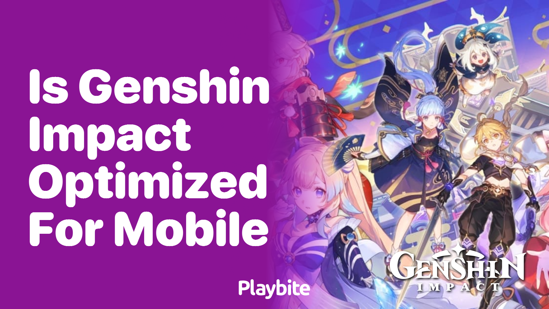 Is Genshin Impact Optimized for Mobile Play?