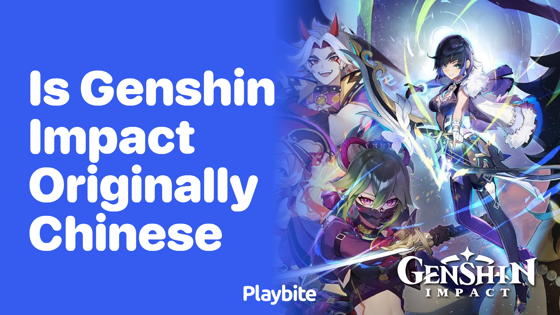 Is Genshin Impact Originally Chinese?