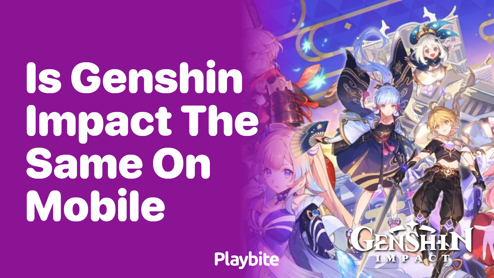 Is Genshin Impact the Same on Mobile as on Other Platforms?