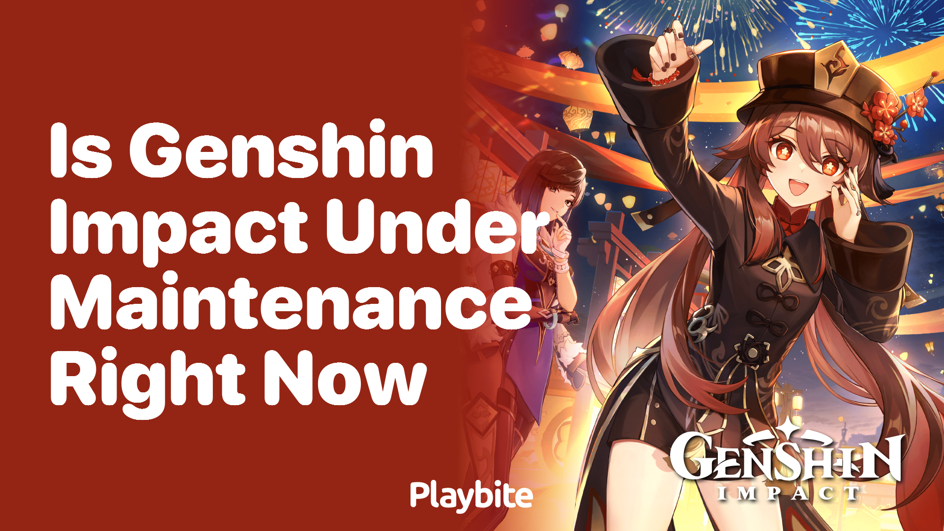 Is Genshin Impact Under Maintenance Right Now?