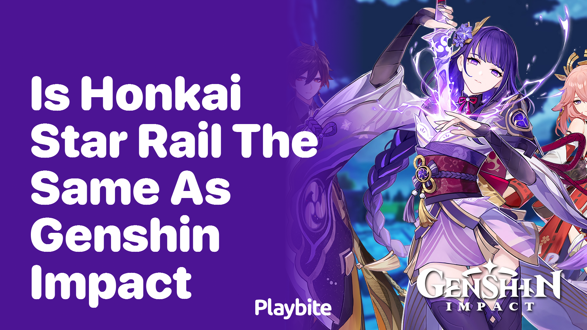 Is Honkai Star Rail the Same as Genshin Impact?