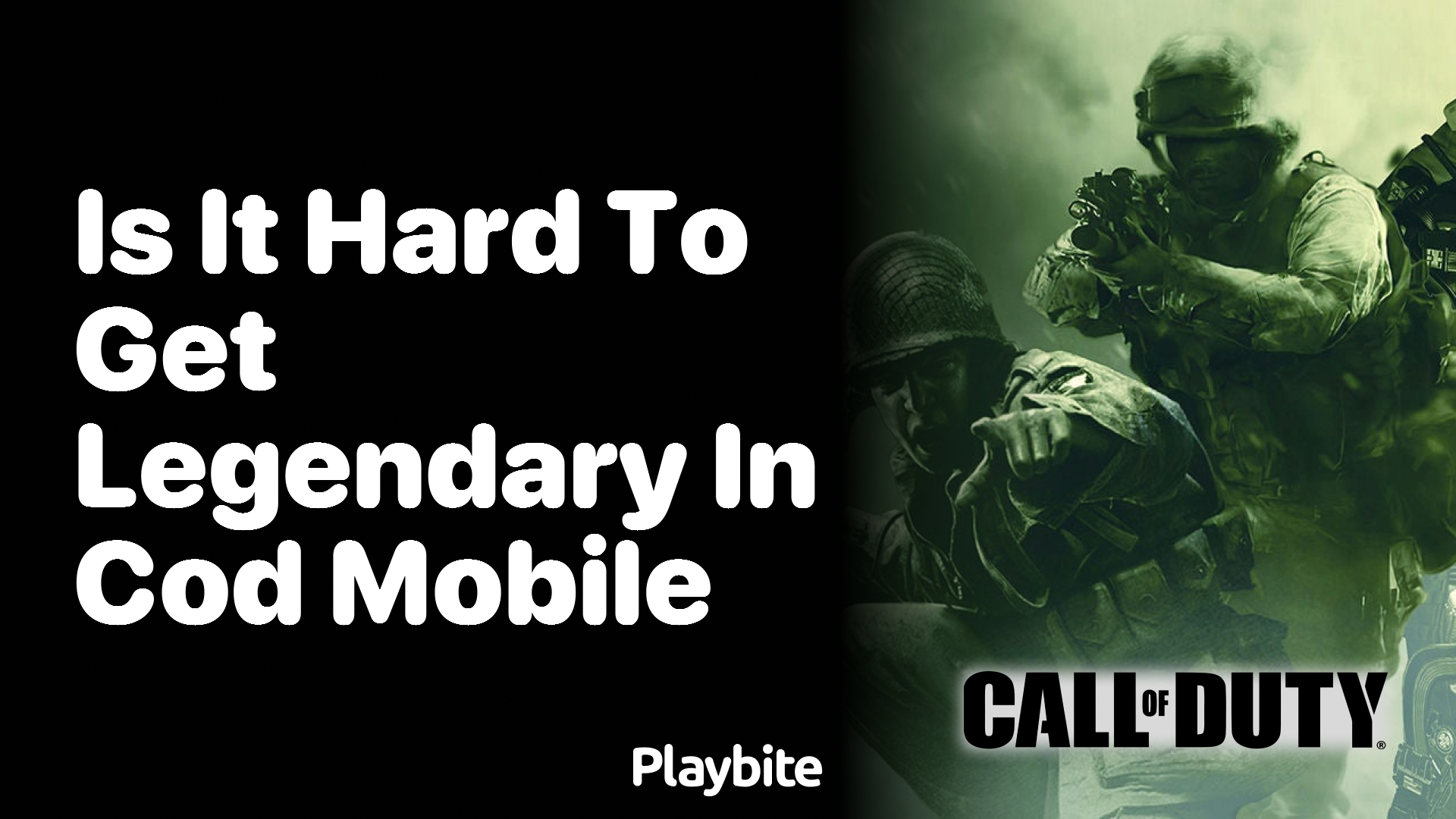 Is It Hard to Get Legendary in COD Mobile?