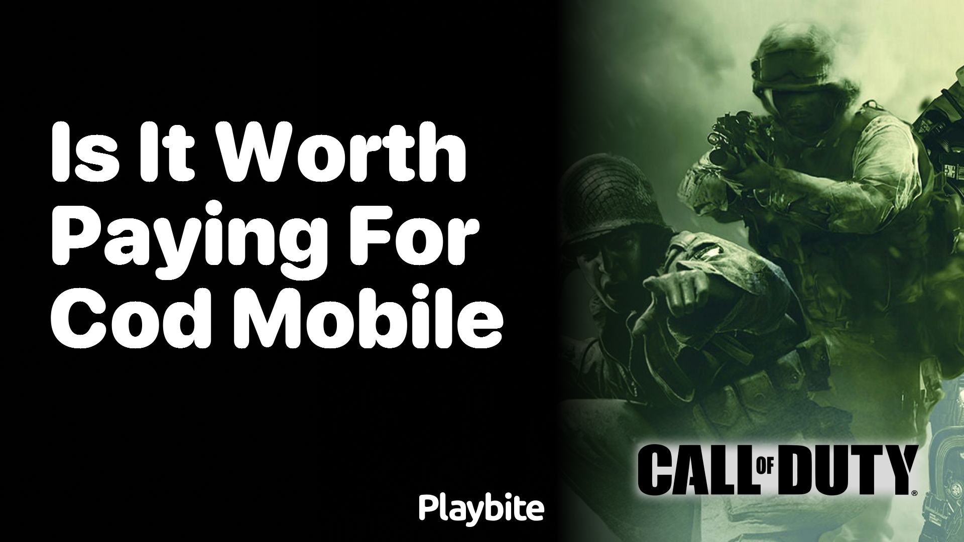 Is It Worth Paying for COD Mobile?