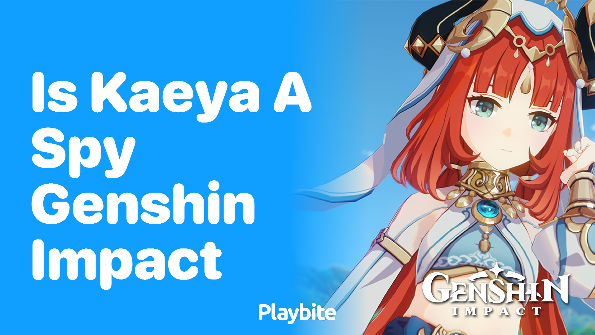 Is Kaeya a Spy in Genshin Impact?