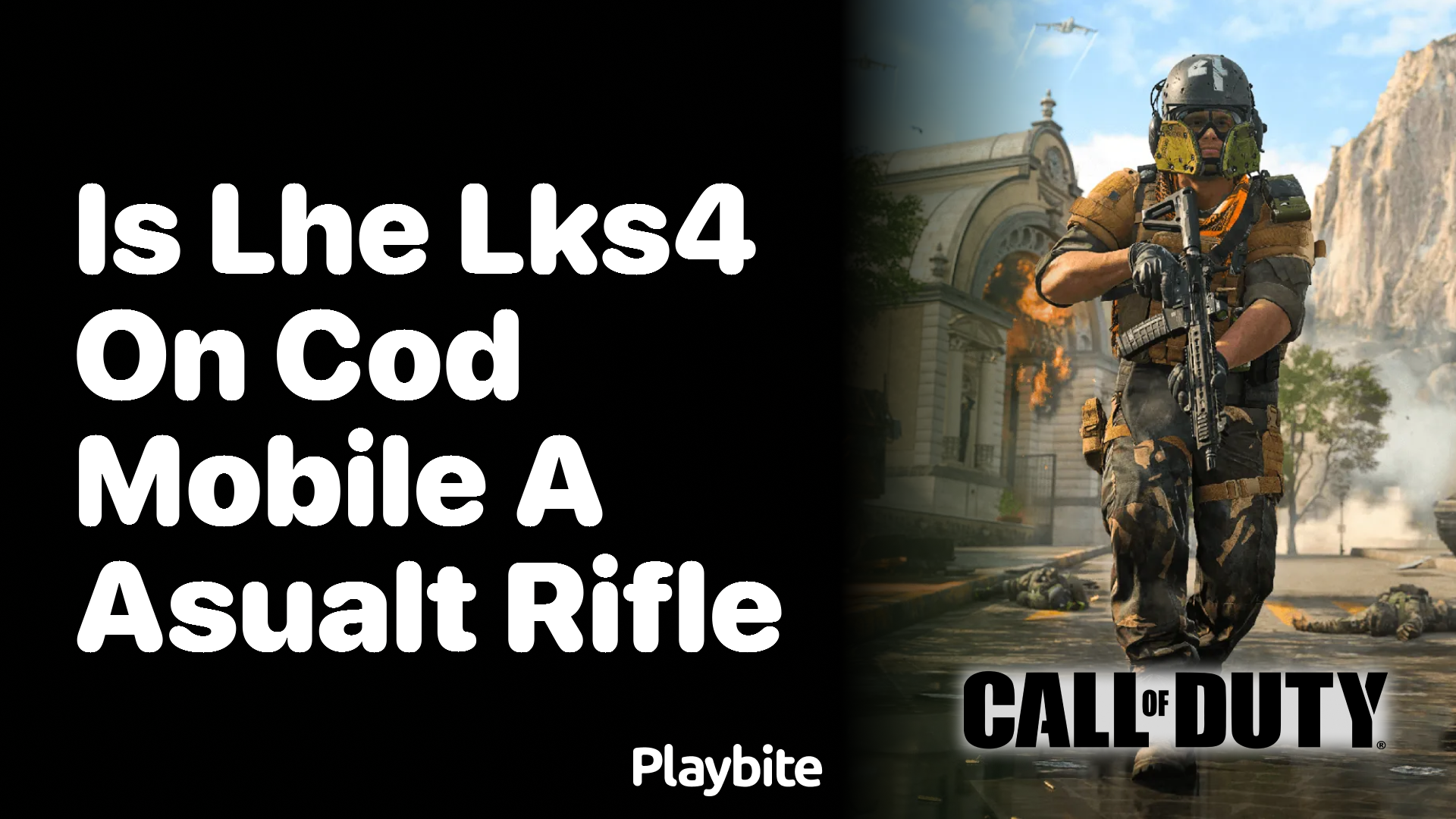 Is the LK24 in COD Mobile an Assault Rifle?