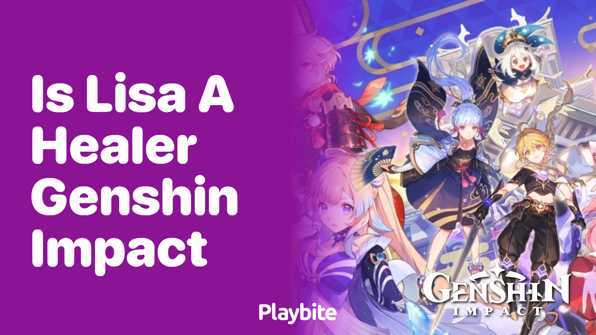 Is Lisa a Healer in Genshin Impact?