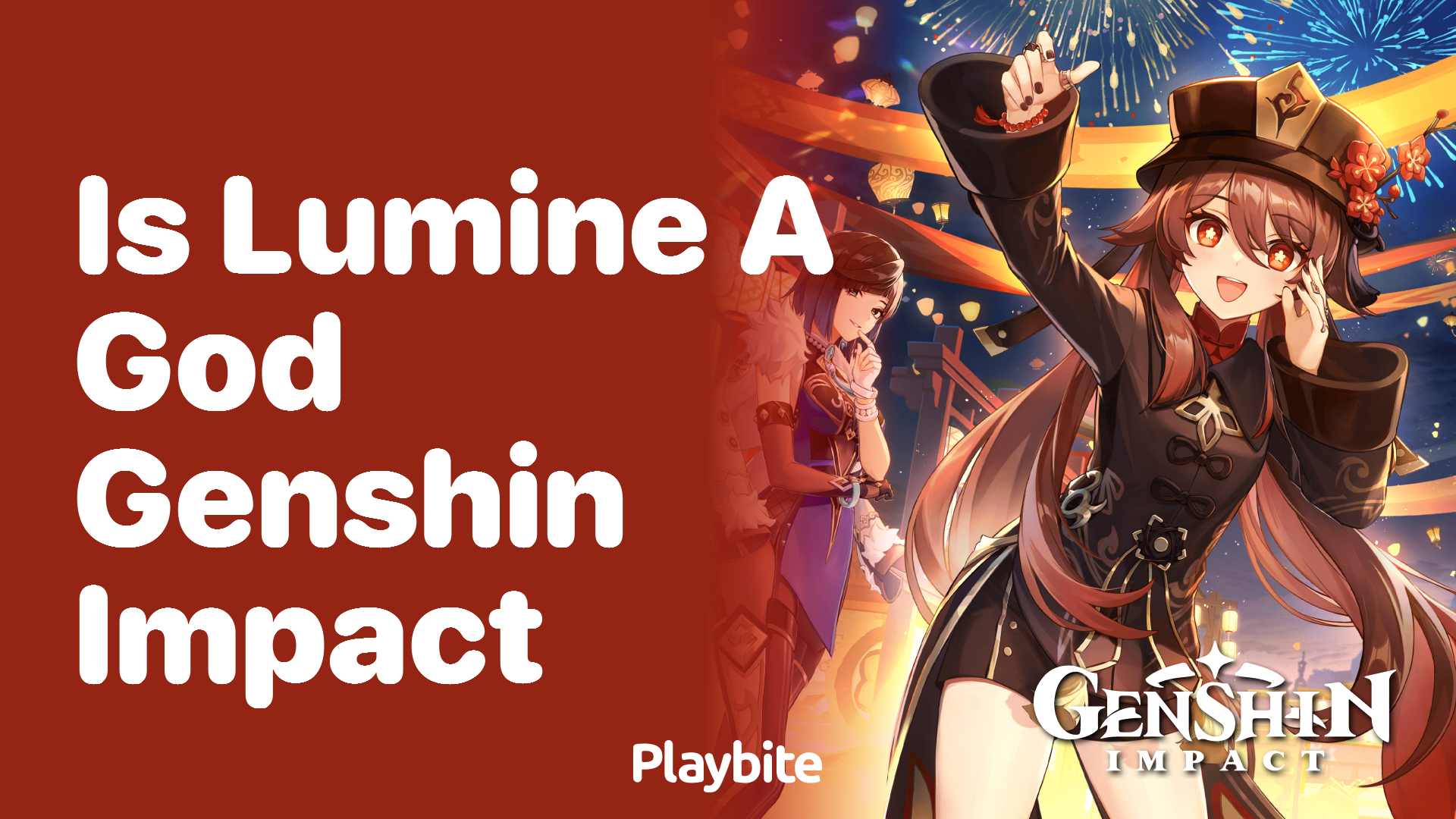 Is Lumine a God in Genshin Impact?