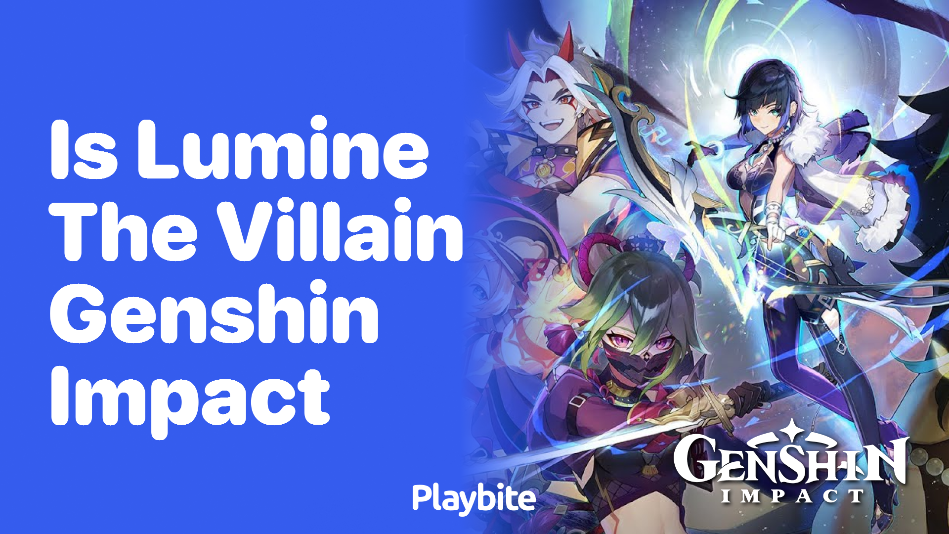 Is Lumine The Villain in Genshin Impact?