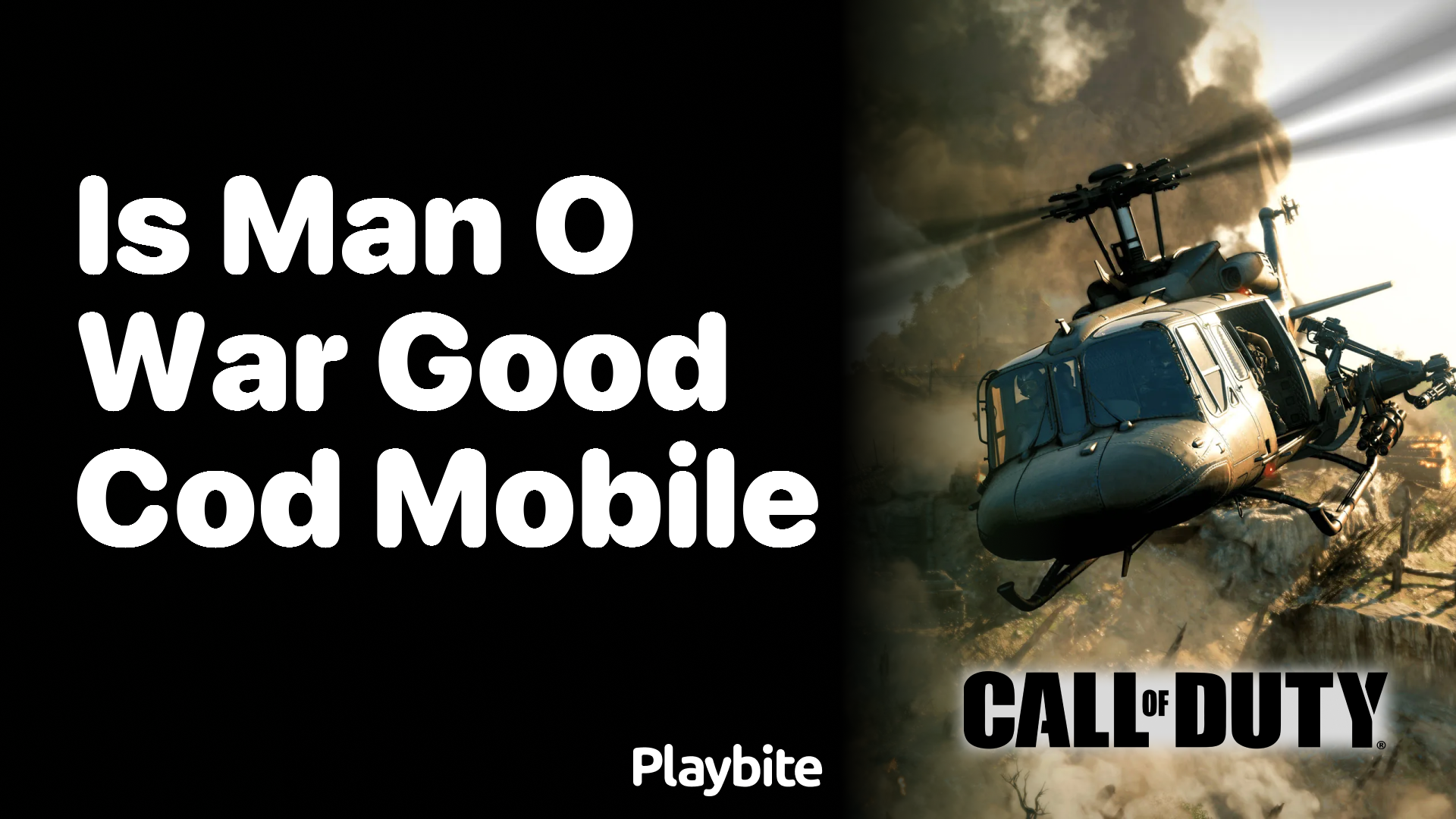 Is the Man-O-War Good in CoD Mobile?