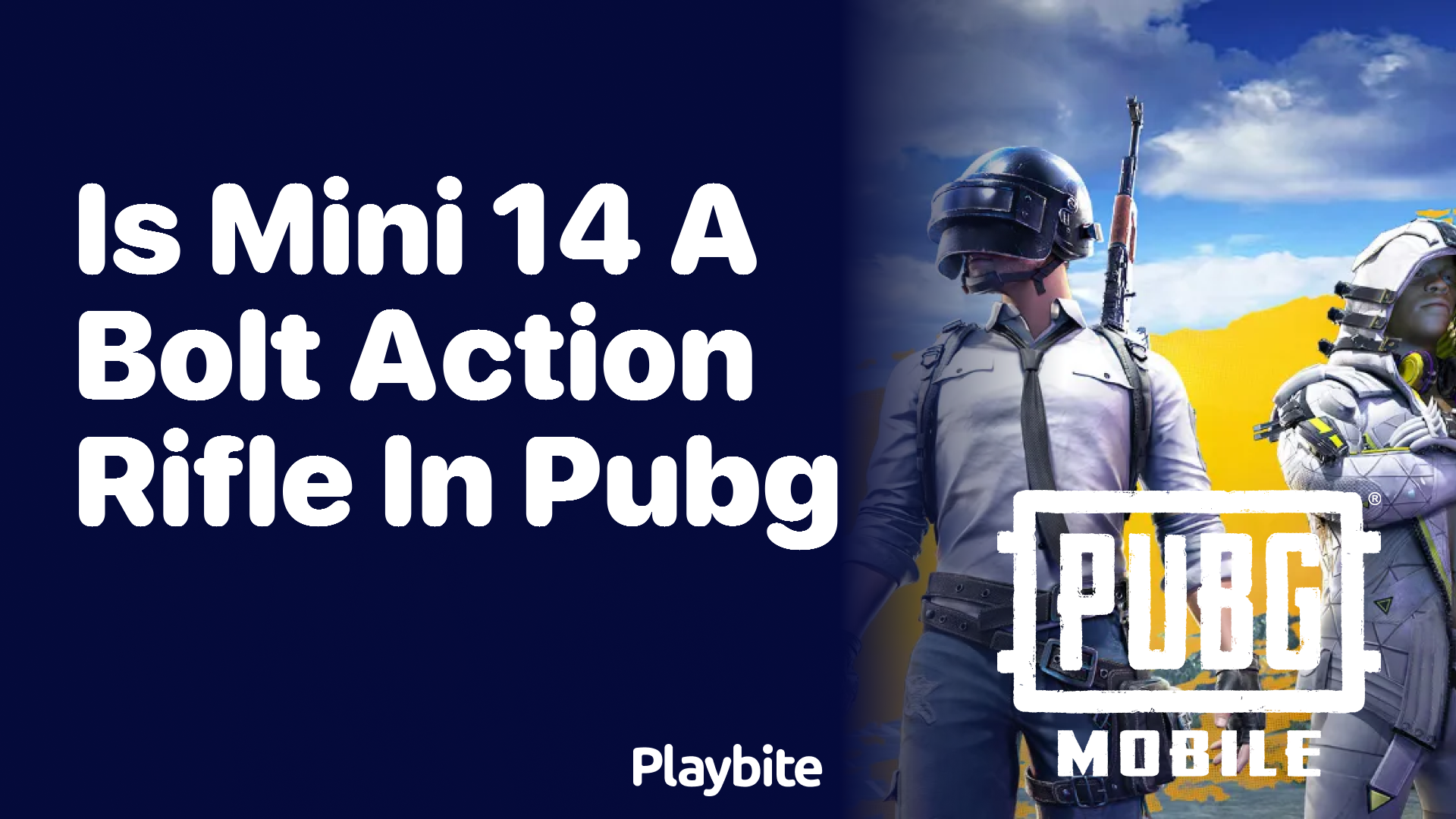 Is The Mini 14 a Bolt Action Rifle in PUBG Mobile?