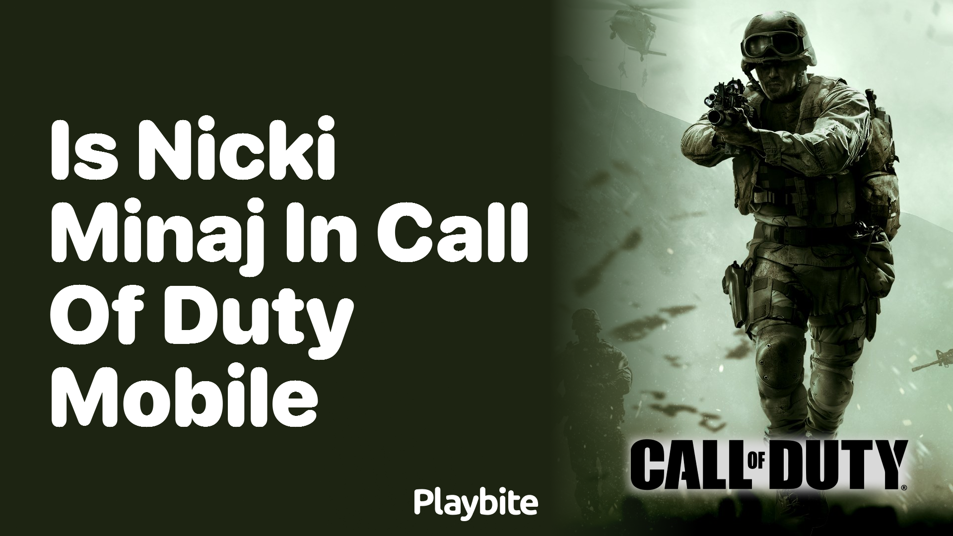 Is Nicki Minaj in Call of Duty Mobile? - Playbite