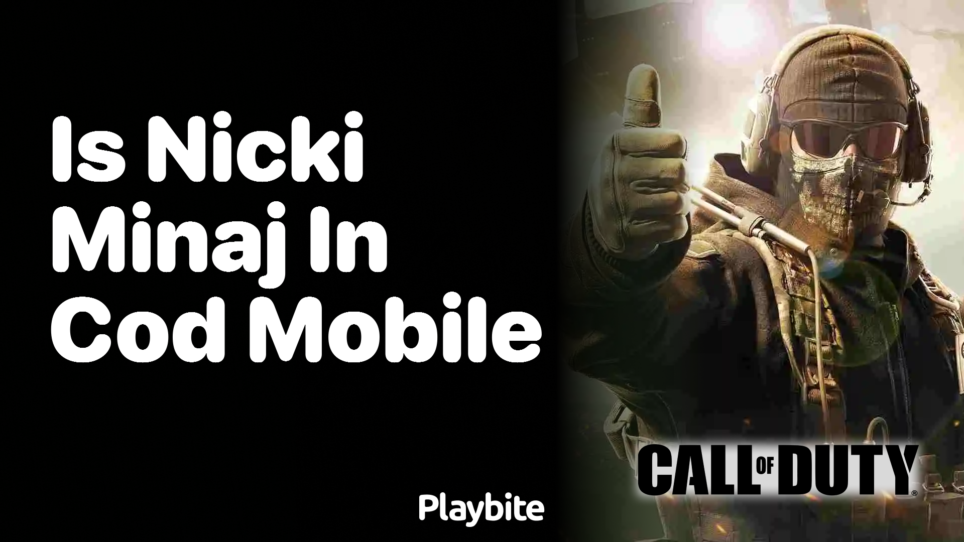 Is Nicki Minaj in COD Mobile? - Playbite