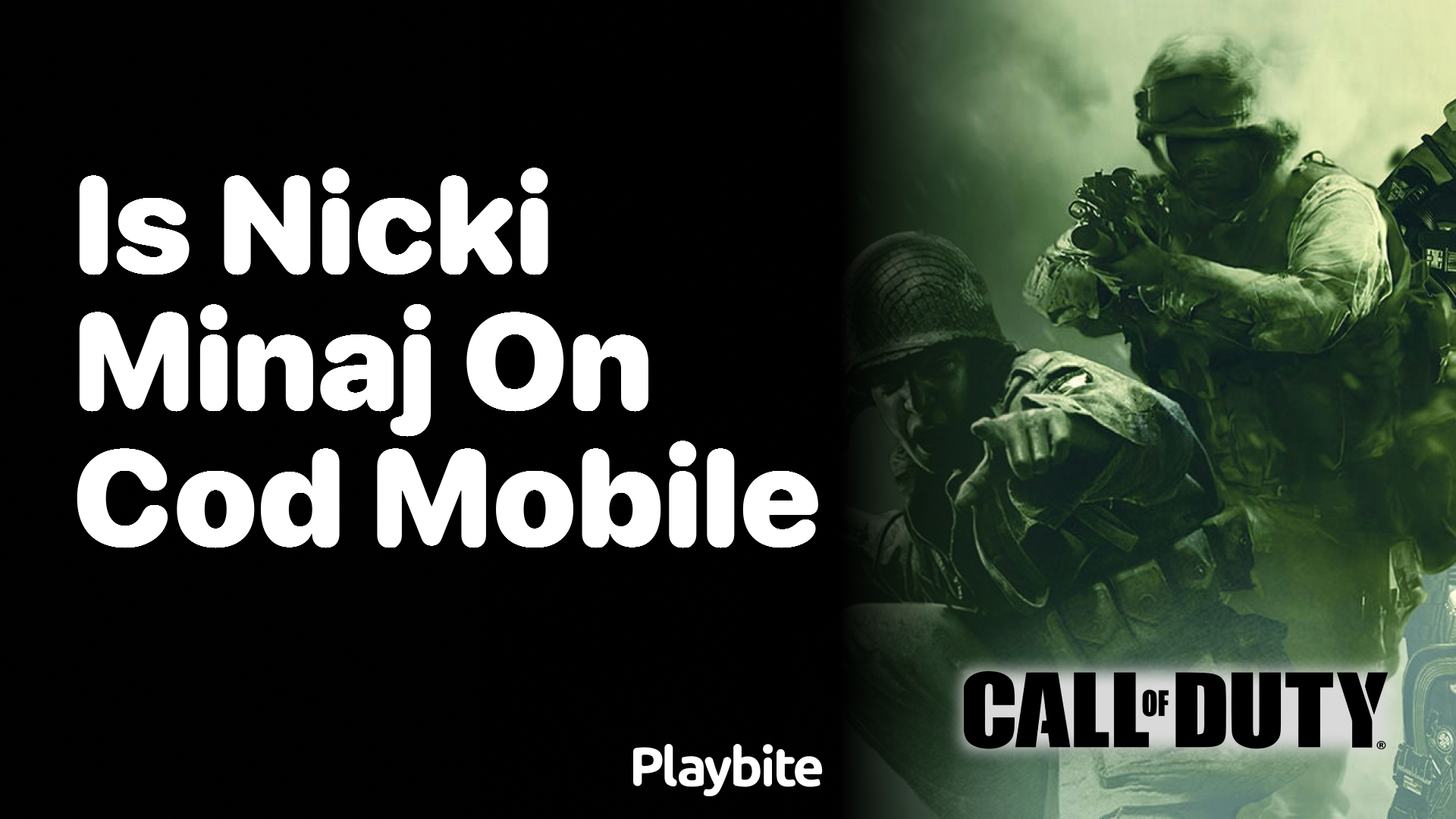 Is Nicki Minaj on COD Mobile? - Playbite