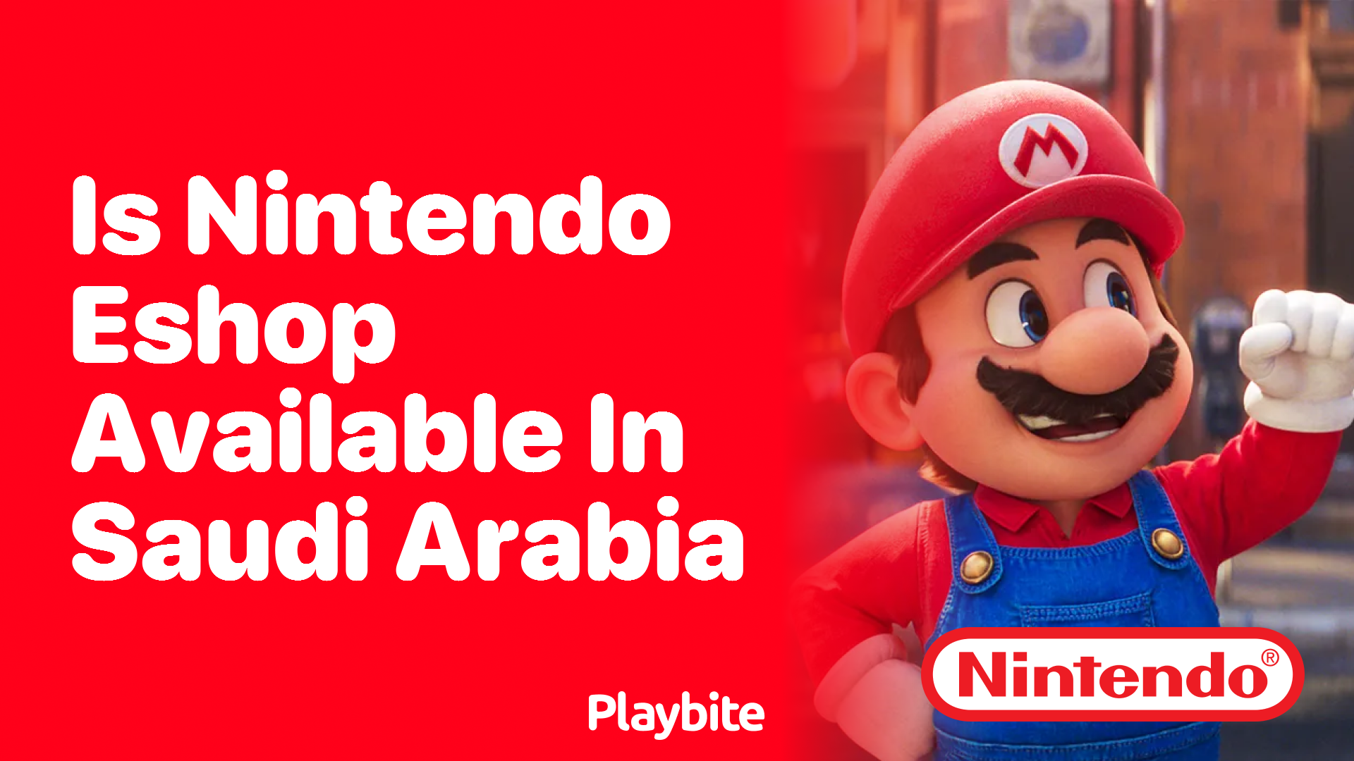 Is Nintendo eShop Available in Saudi Arabia?