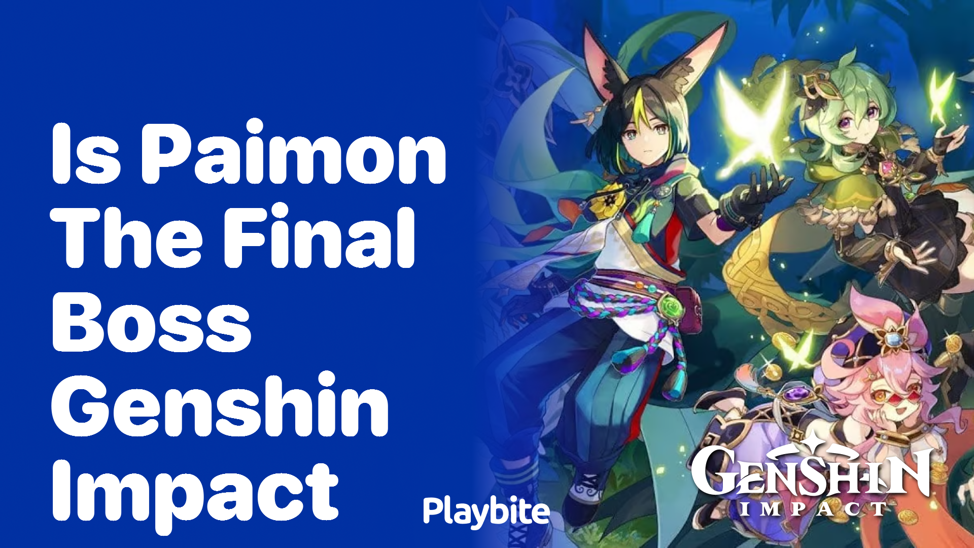 Is Paimon the Final Boss in Genshin Impact?