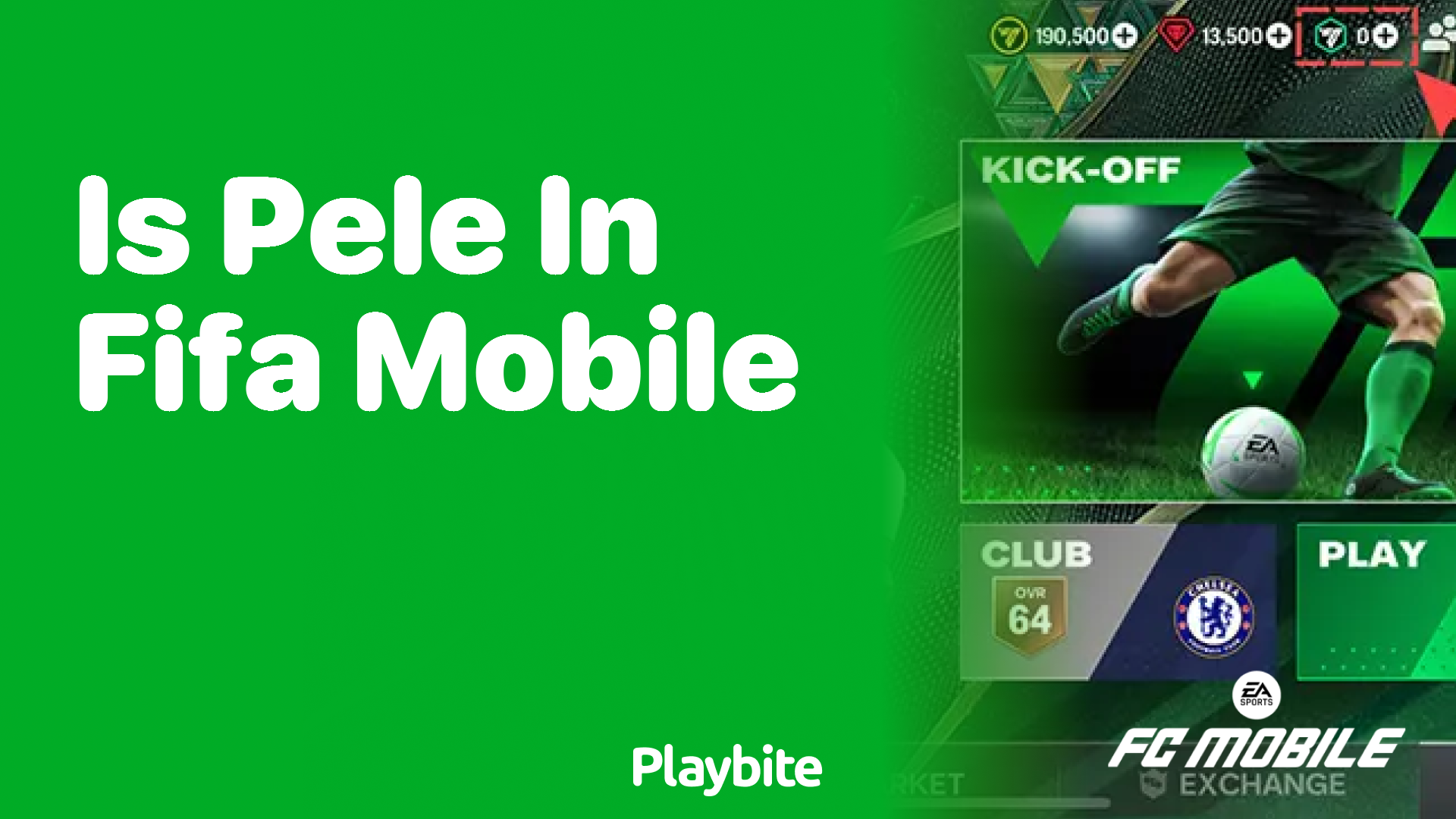 Is Pele in EA Sports FC Mobile?