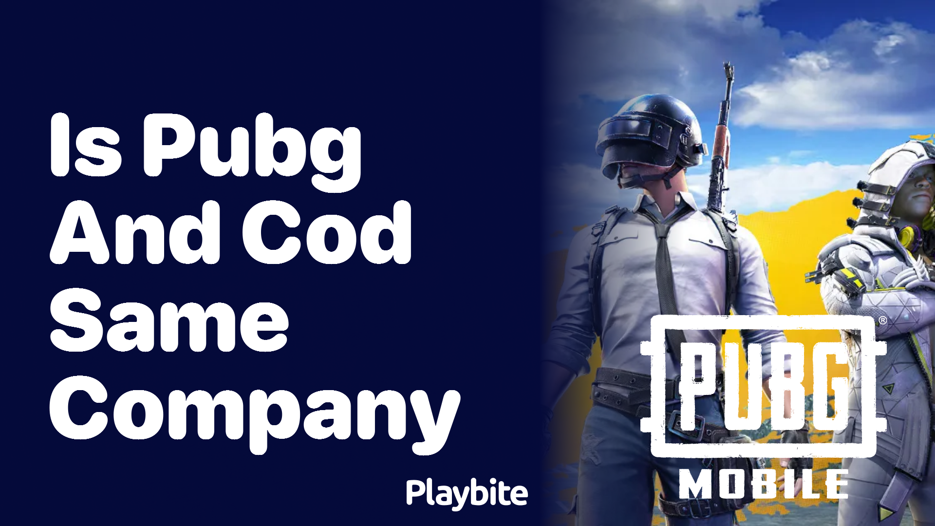 Is PUBG and COD Made by the Same Company? Let&#8217;s Find Out!