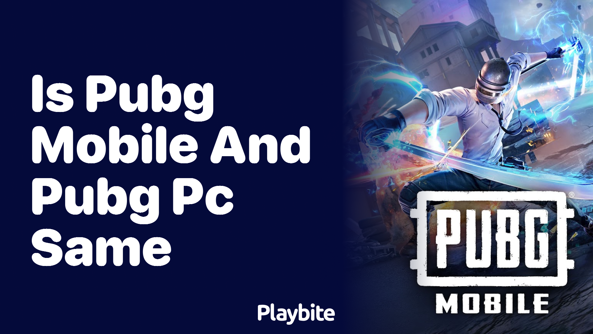 Is PUBG Mobile the Same as PUBG PC?