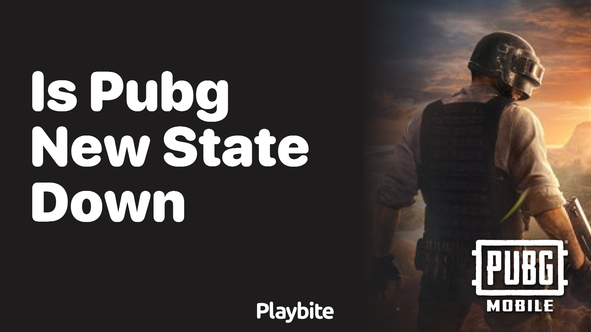 Is PUBG New State Down?