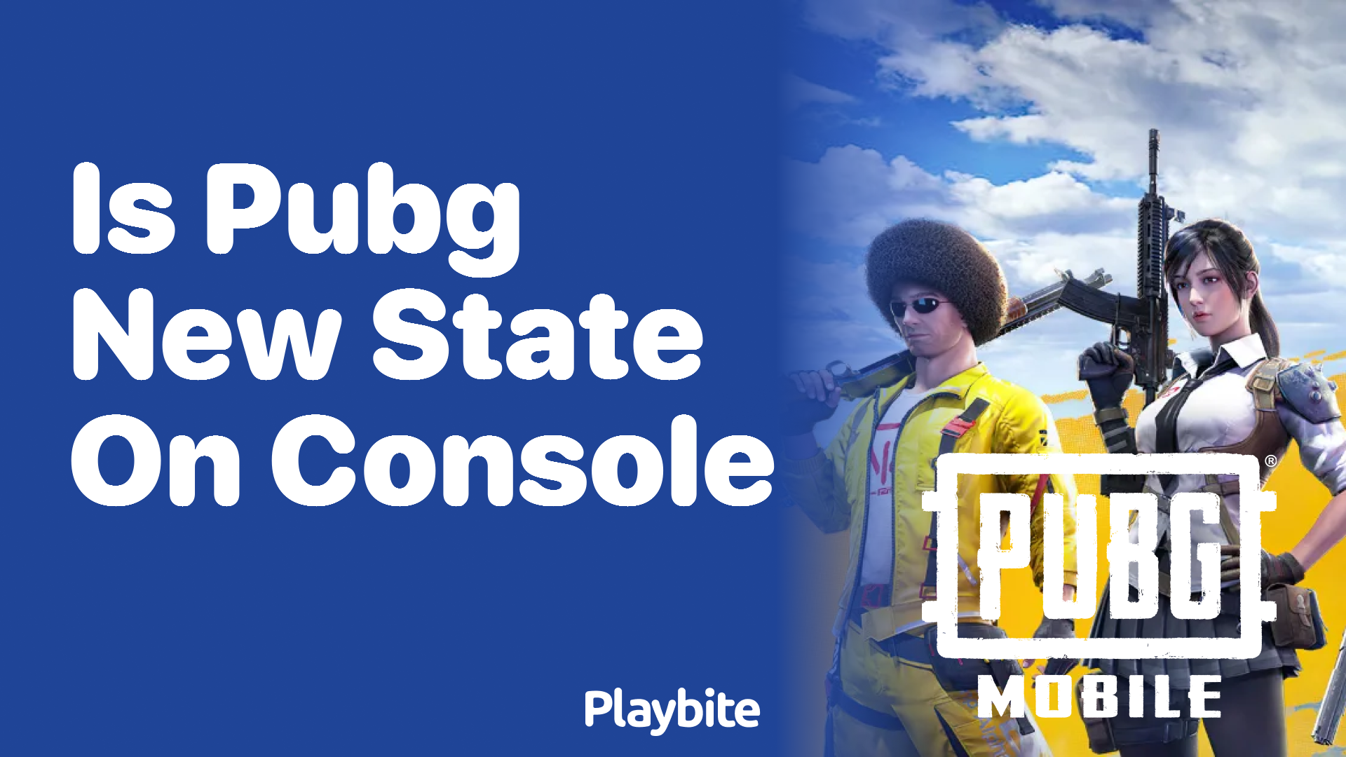 Is PUBG: New State Available on Console?