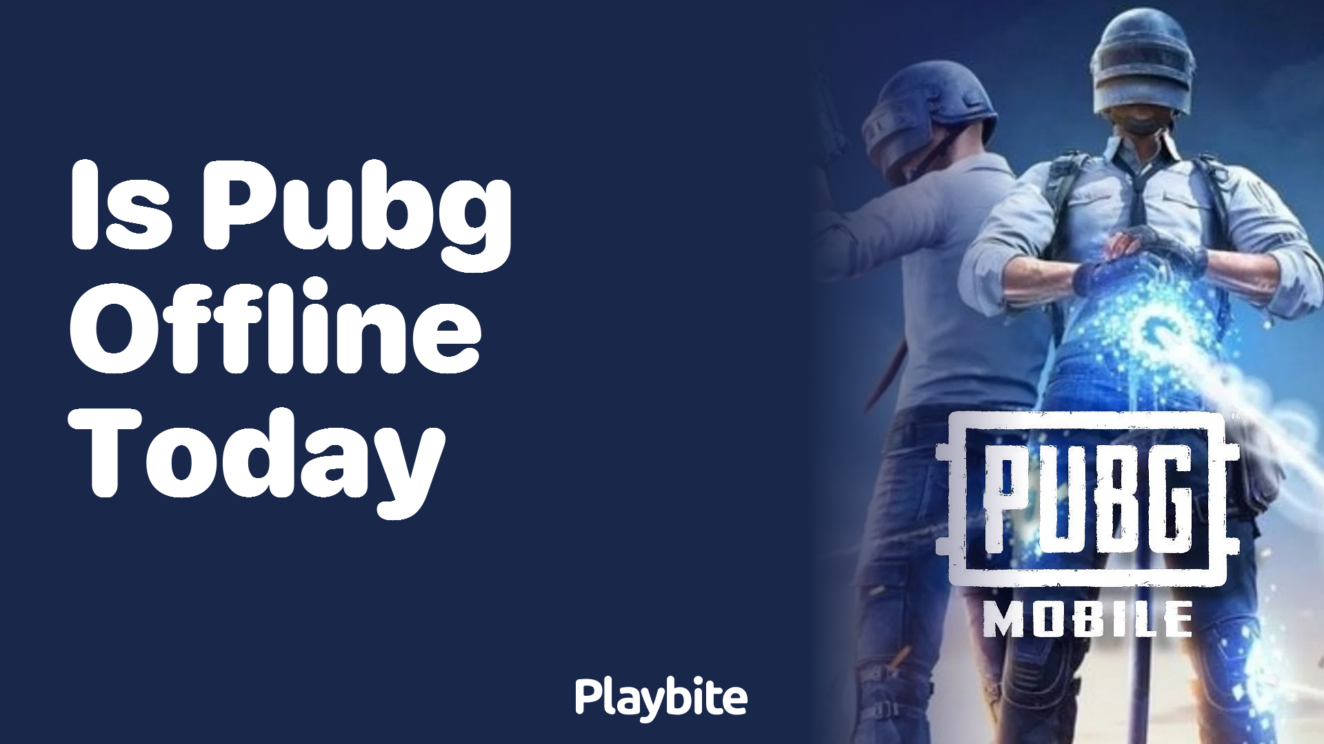 Is PUBG Mobile Offline Today? Find Out Now!