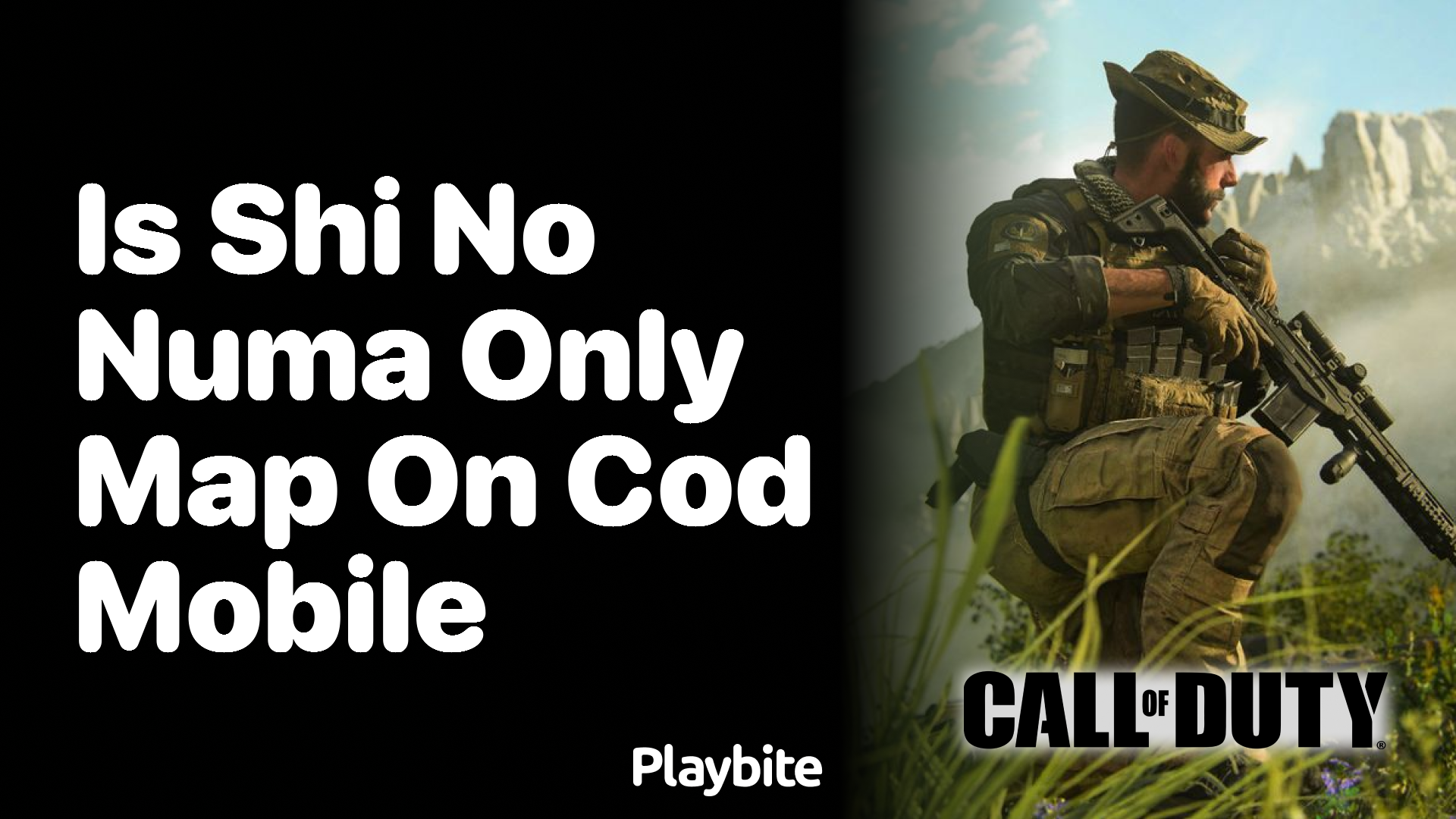 Is Shi No Numa the Only Map on COD Mobile?