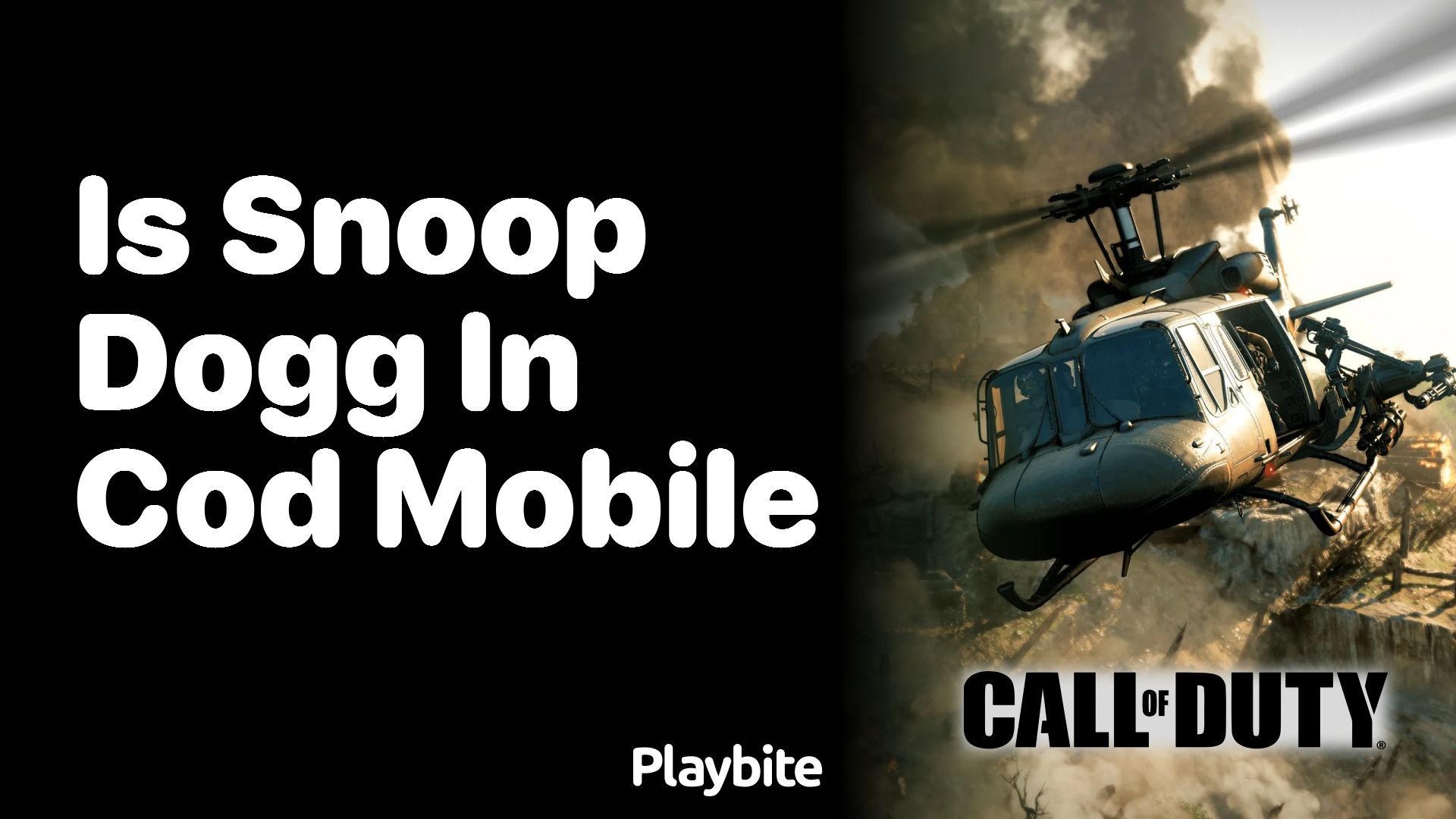 Is Snoop Dogg in COD Mobile?