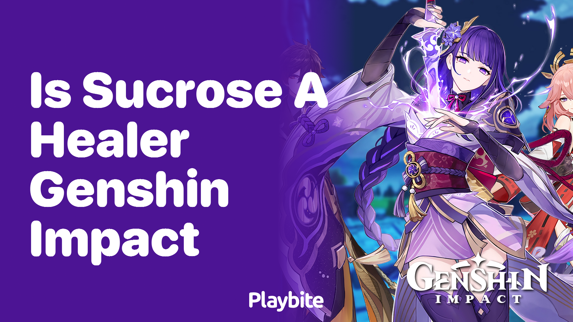 Is Sucrose a Healer in Genshin Impact?