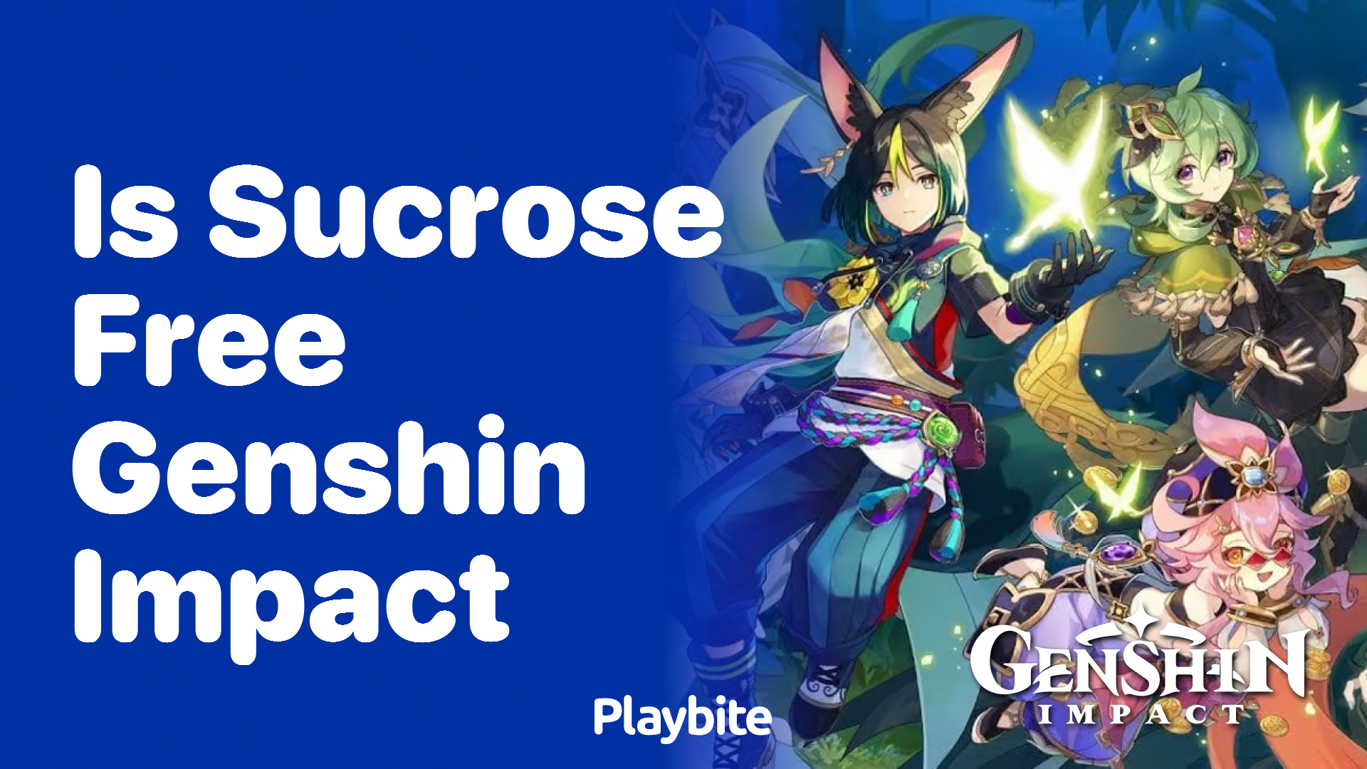 Is Sucrose Free in Genshin Impact?