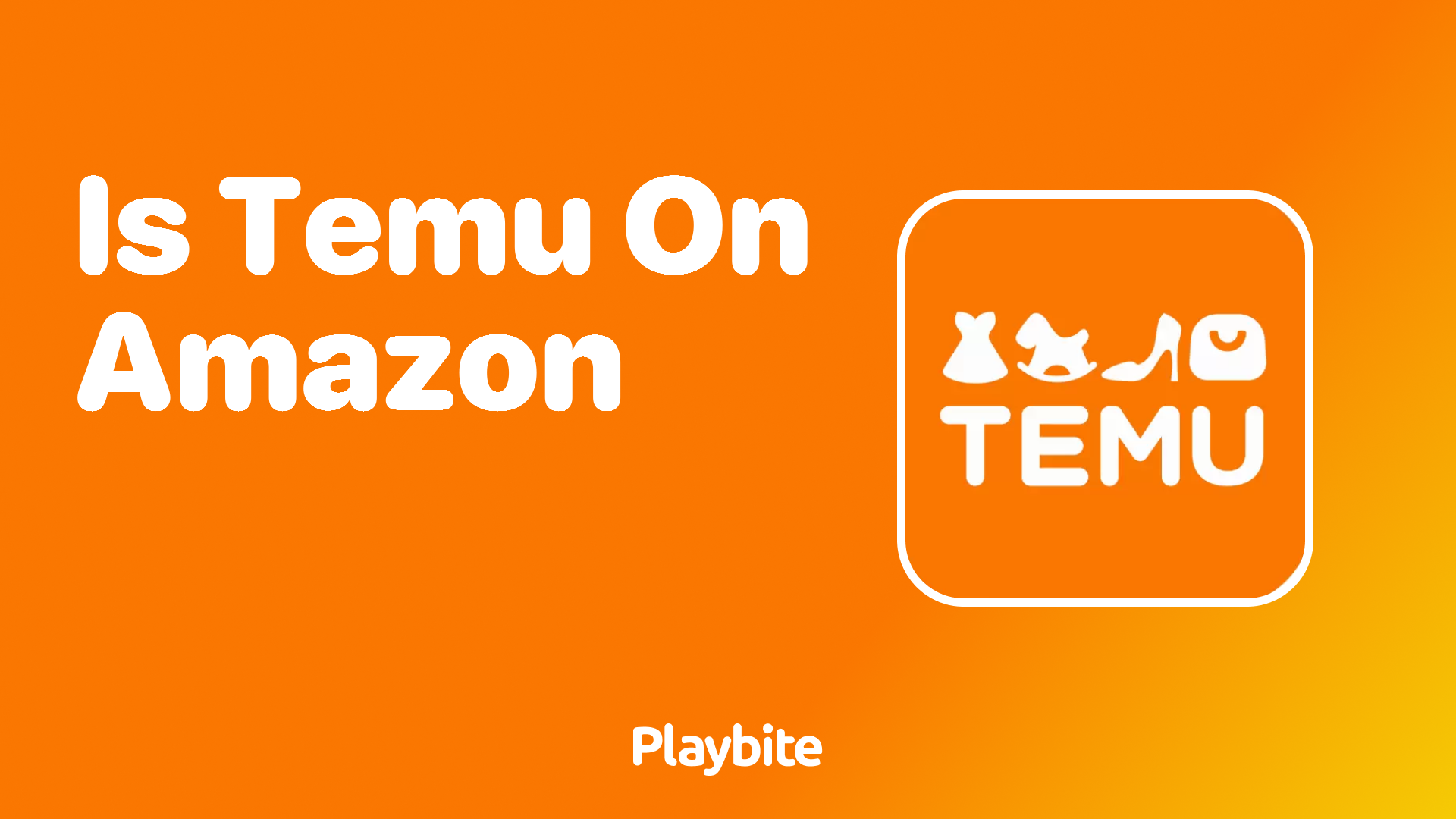 Is Temu Available on Amazon?