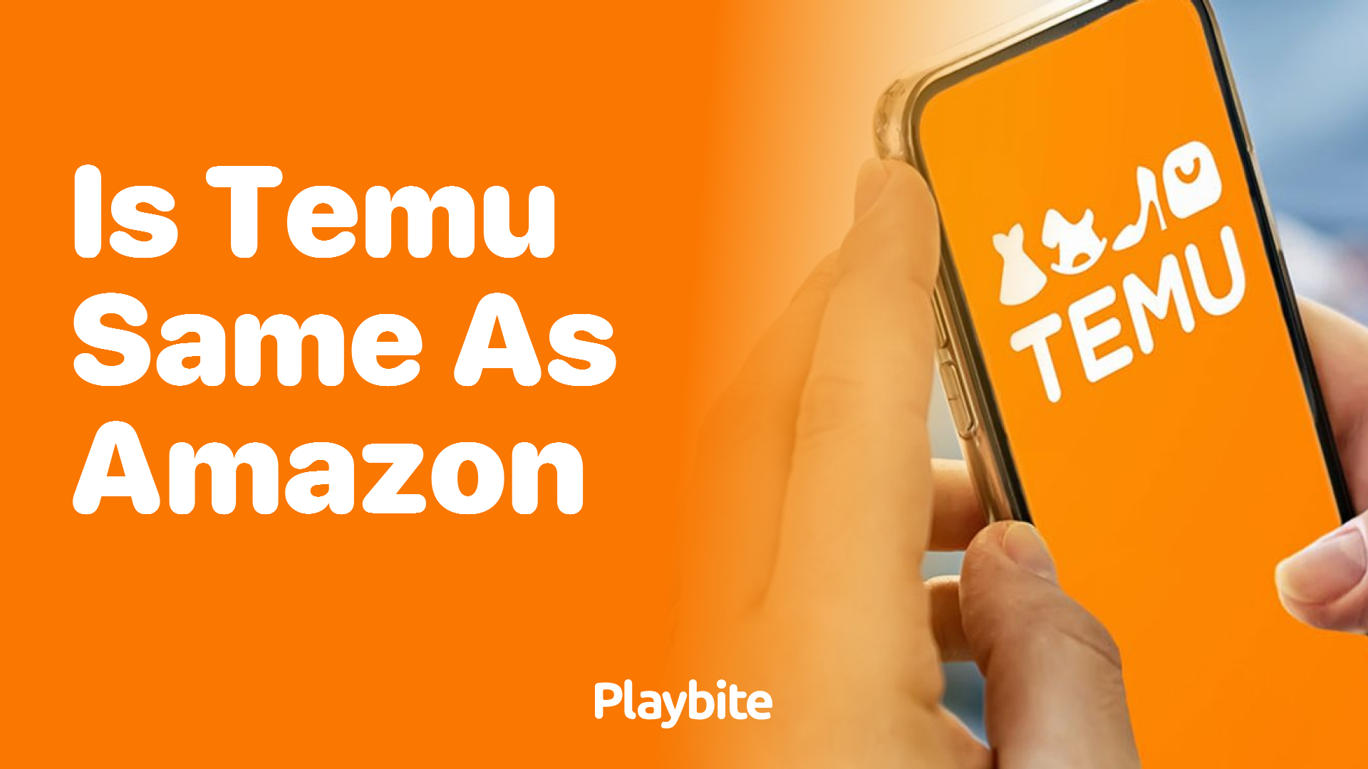 Is Temu the Same as Amazon?