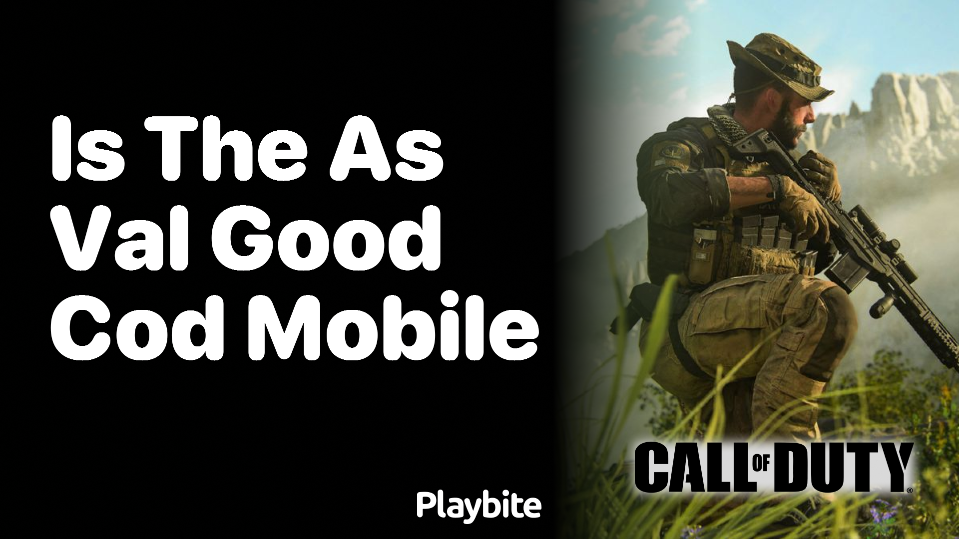 Is the AS VAL Good in COD Mobile?