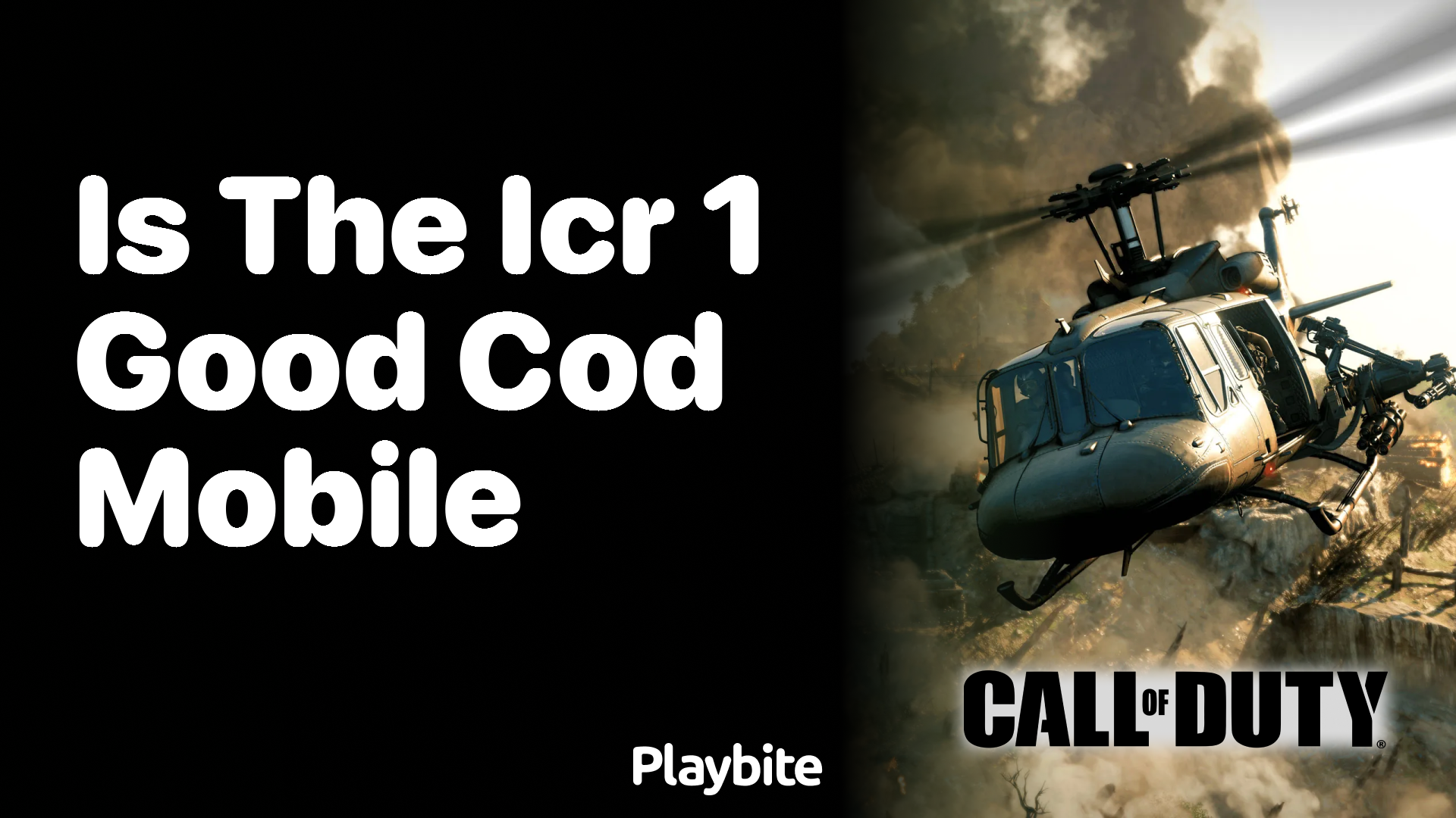 Is the ICR-1 Good in COD Mobile?