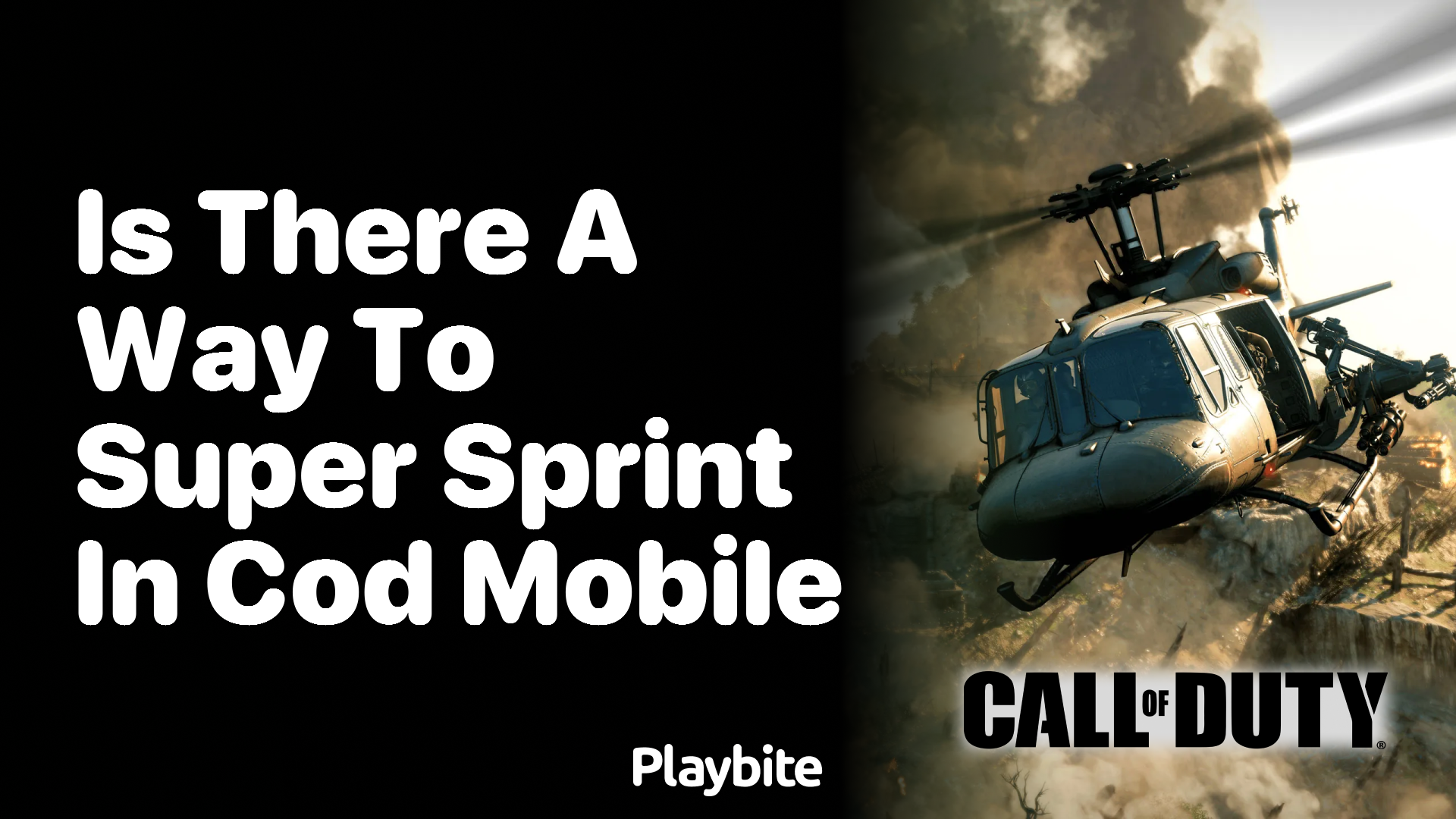 Is There a Way to Super Sprint in COD Mobile?