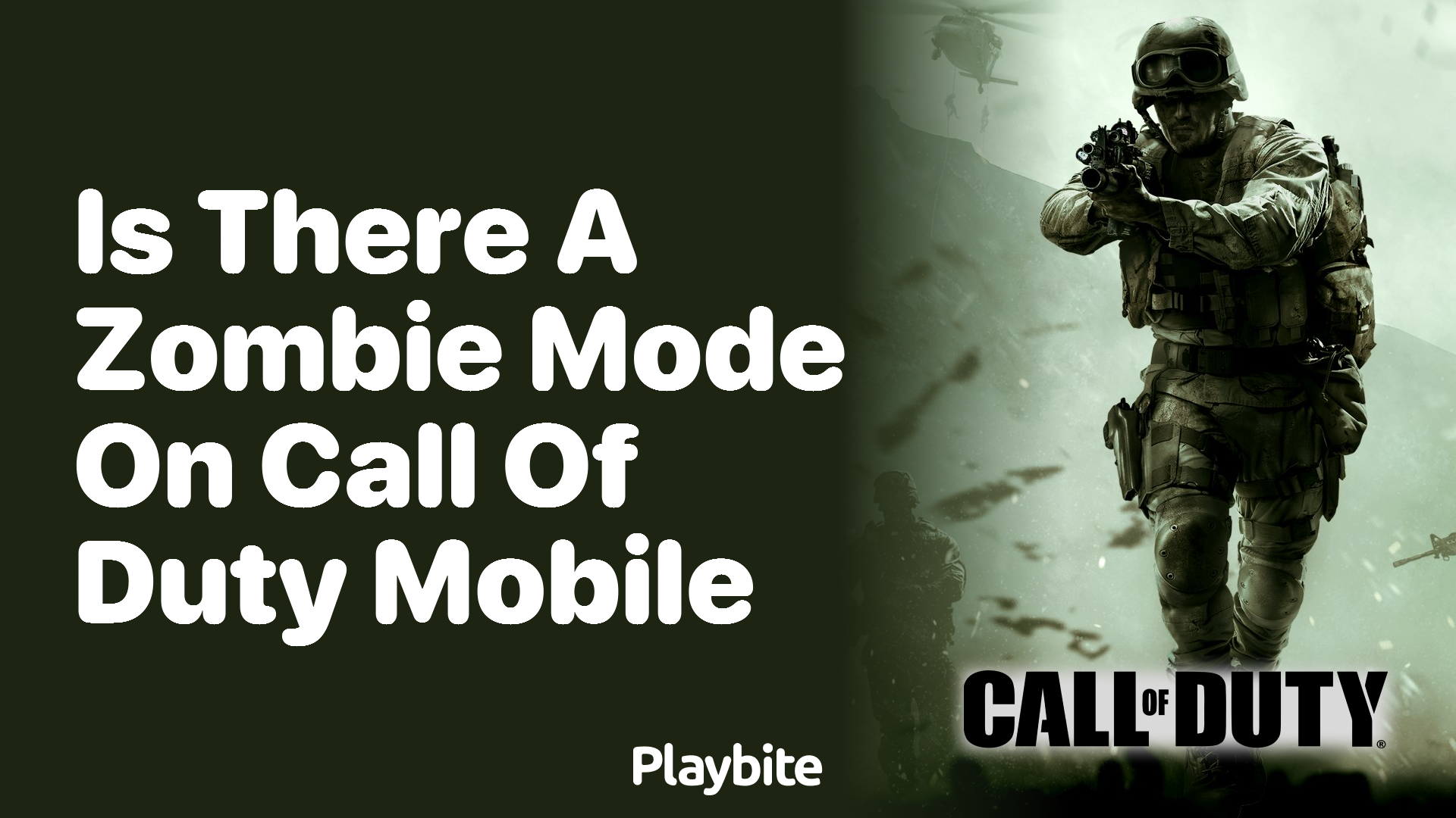 Is There a Zombie Mode on Call of Duty Mobile?