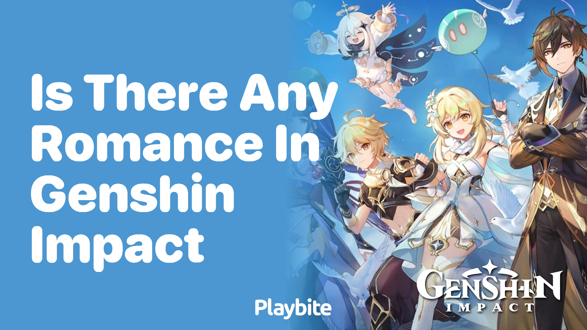 Is There Any Romance in Genshin Impact?