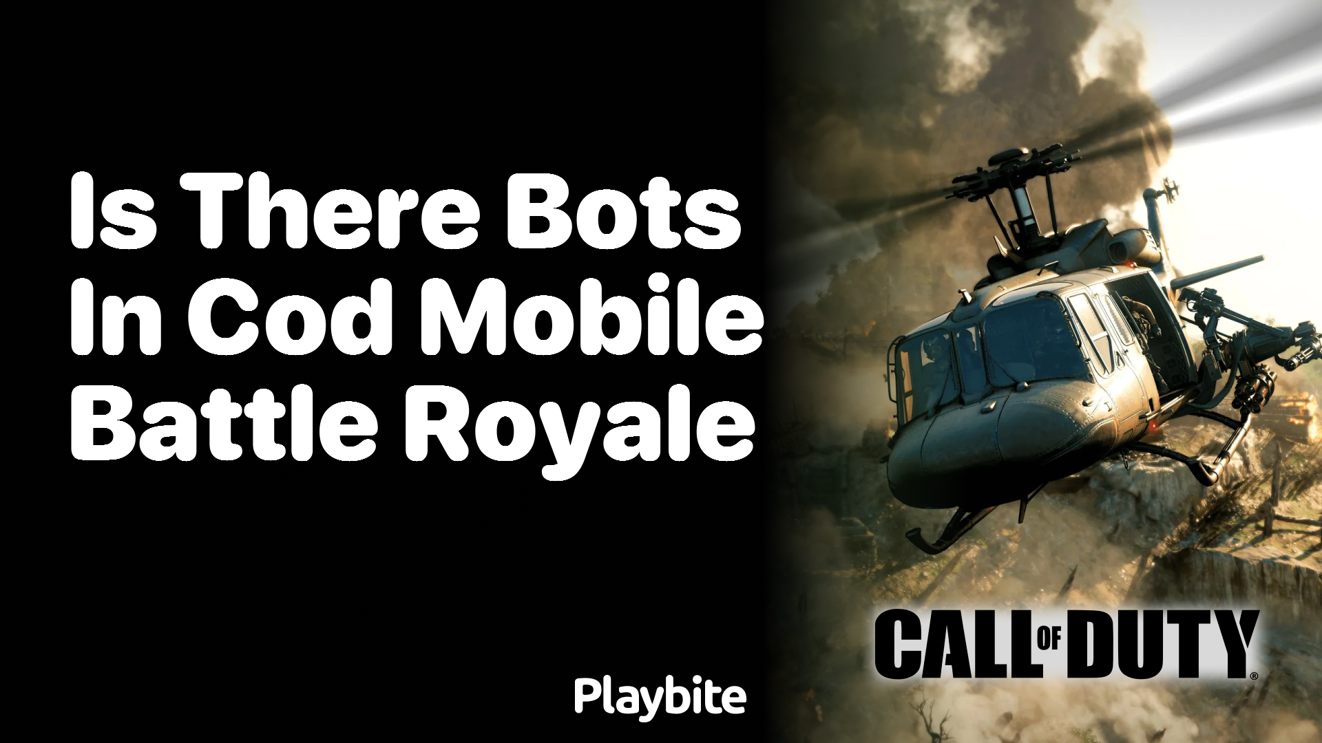 Is There Bots in COD Mobile Battle Royale?