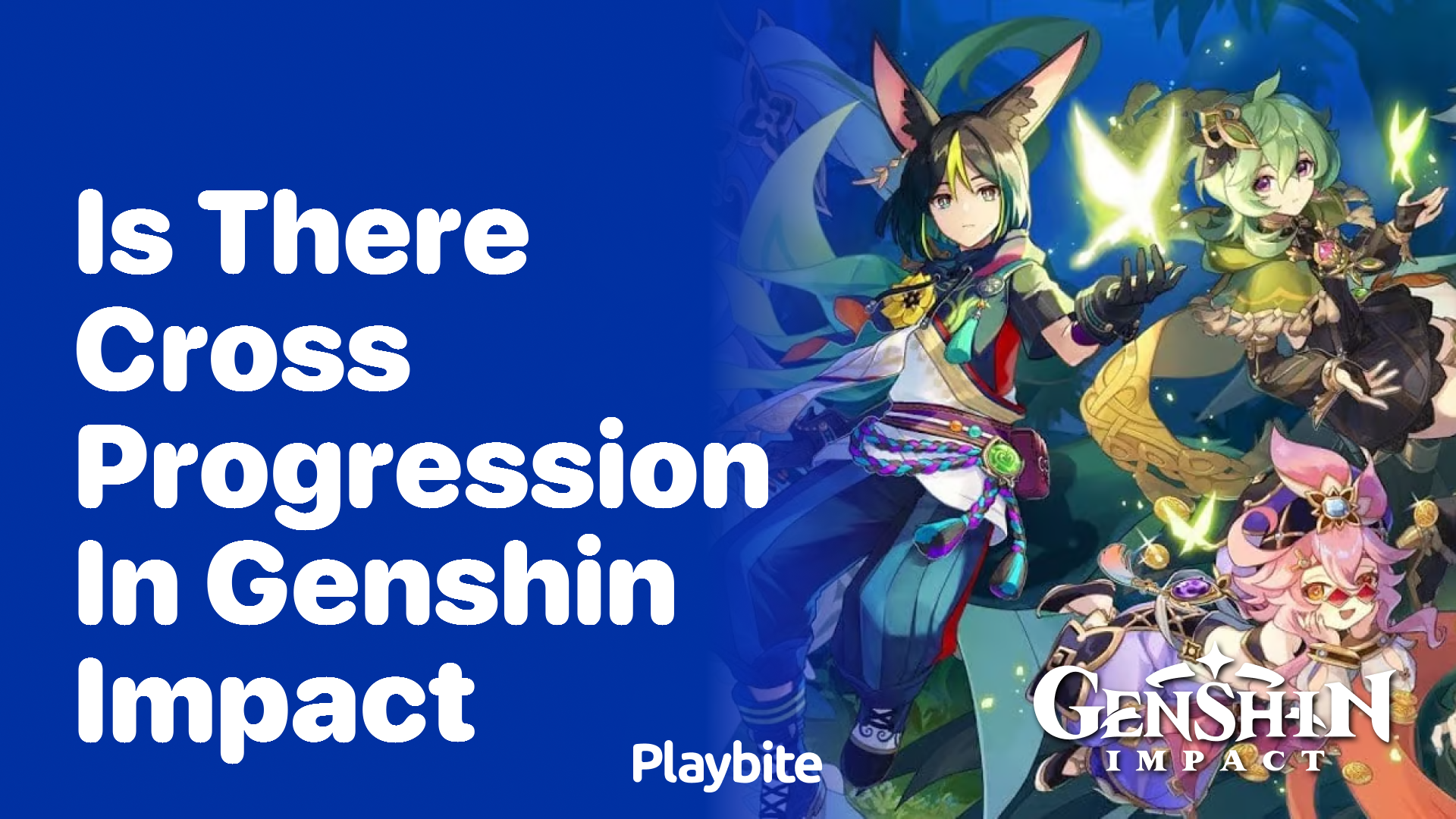 Is There Cross Progression in Genshin Impact?