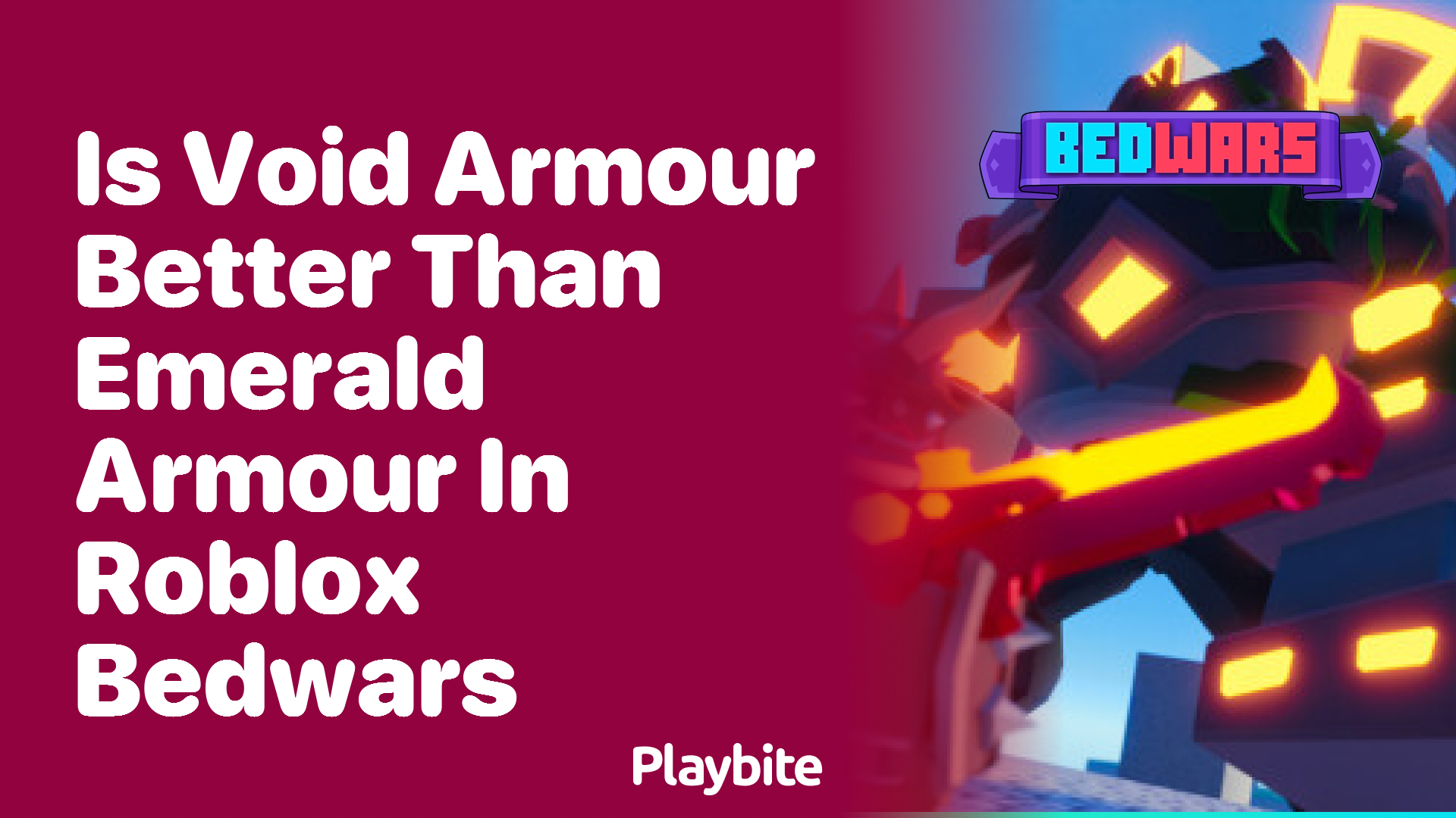 Is Void Armor Better Than Emerald Armor in Roblox Bedwars?