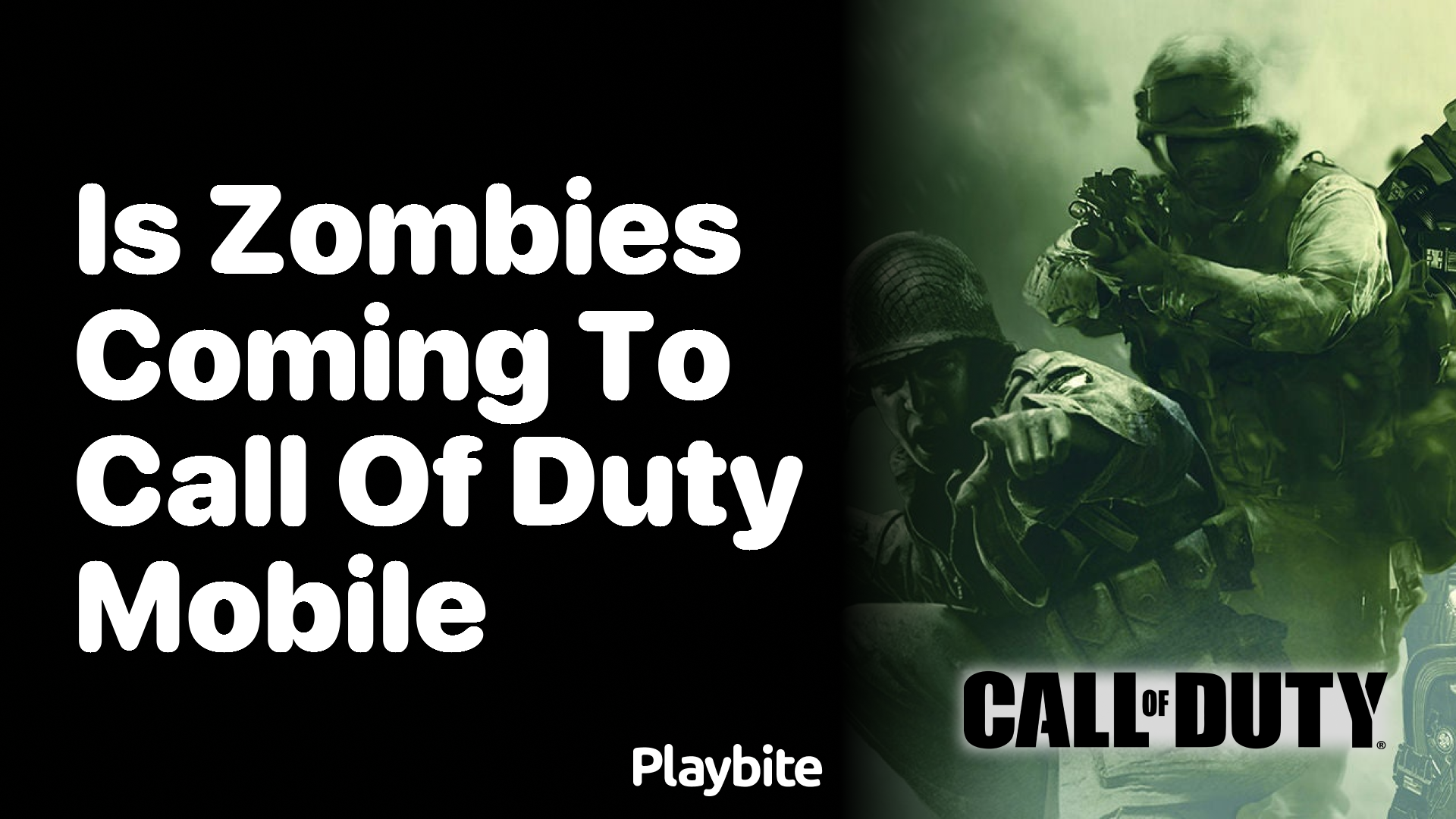 Is Zombies Coming to Call of Duty Mobile?